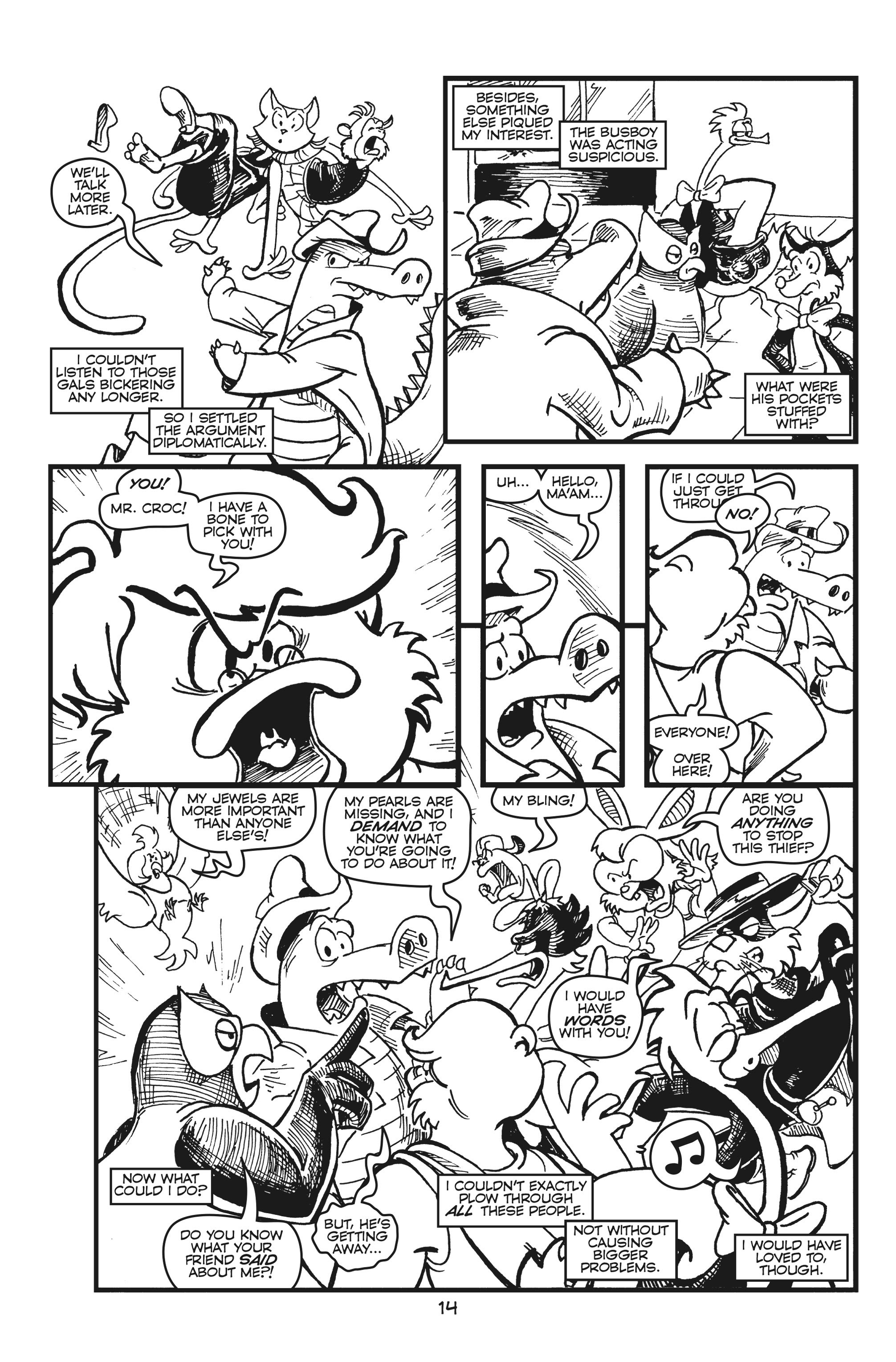 Read online Charlie Croc: Private Eye comic -  Issue #3 - 16