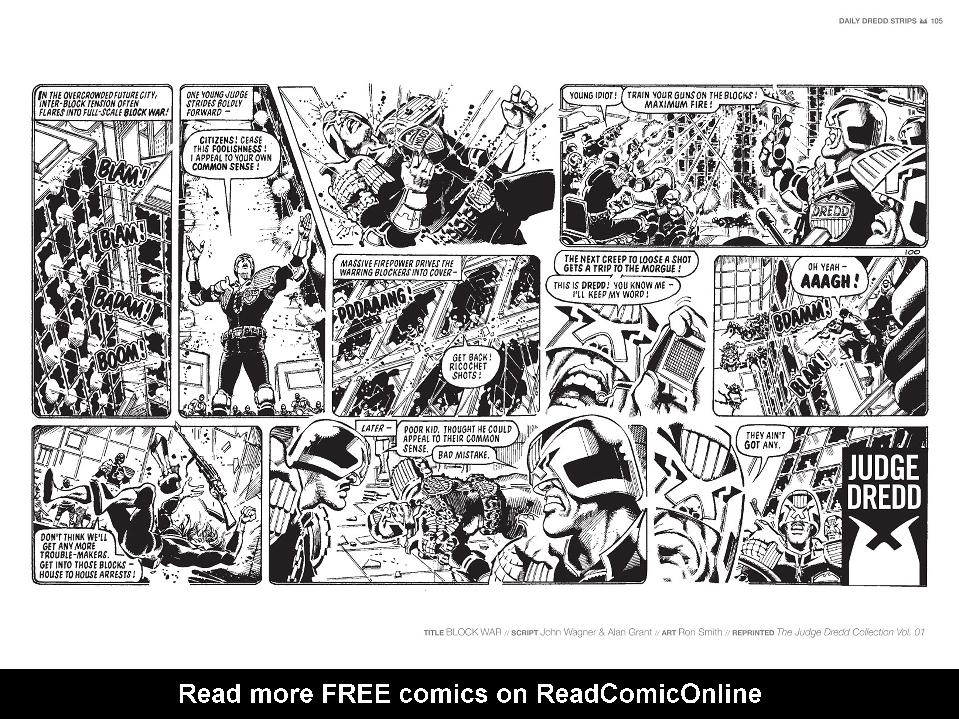 Read online Judge Dredd: The Daily Dredds comic -  Issue # TPB 1 - 108