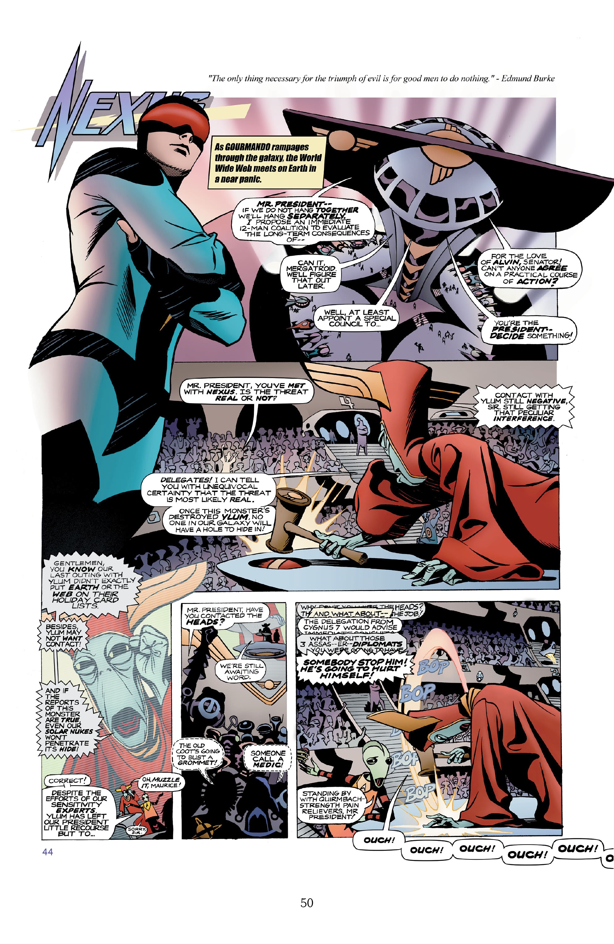 Read online Nexus Newspaper Strips: The Coming of Gourmando comic -  Issue # TPB (Part 1) - 49