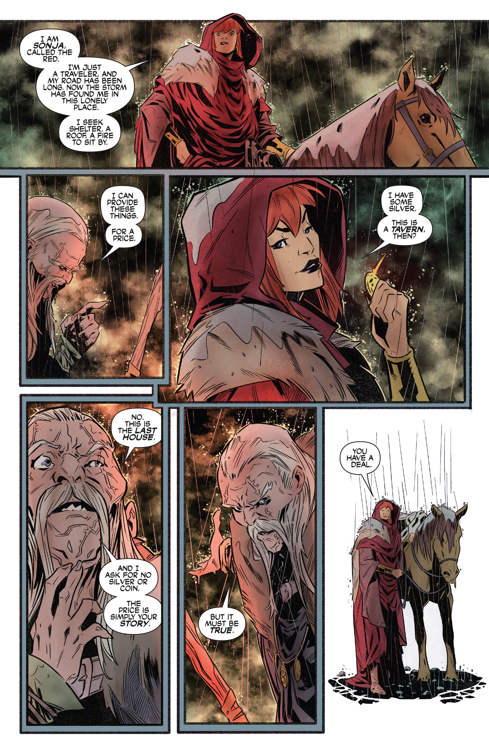 Read online Immortal Red Sonja comic -  Issue #1 - 5