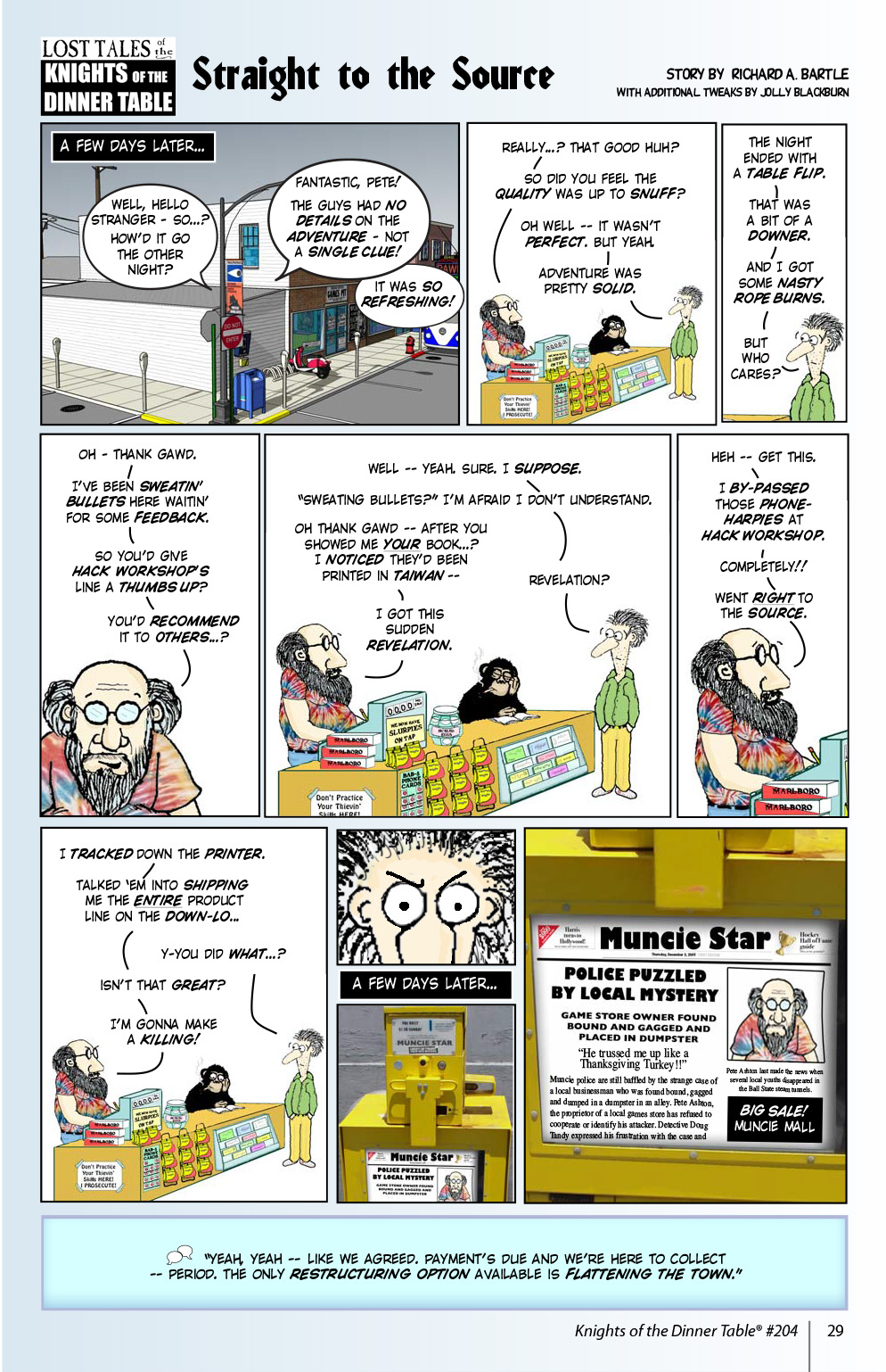 Read online Knights of the Dinner Table comic -  Issue #204 - 31