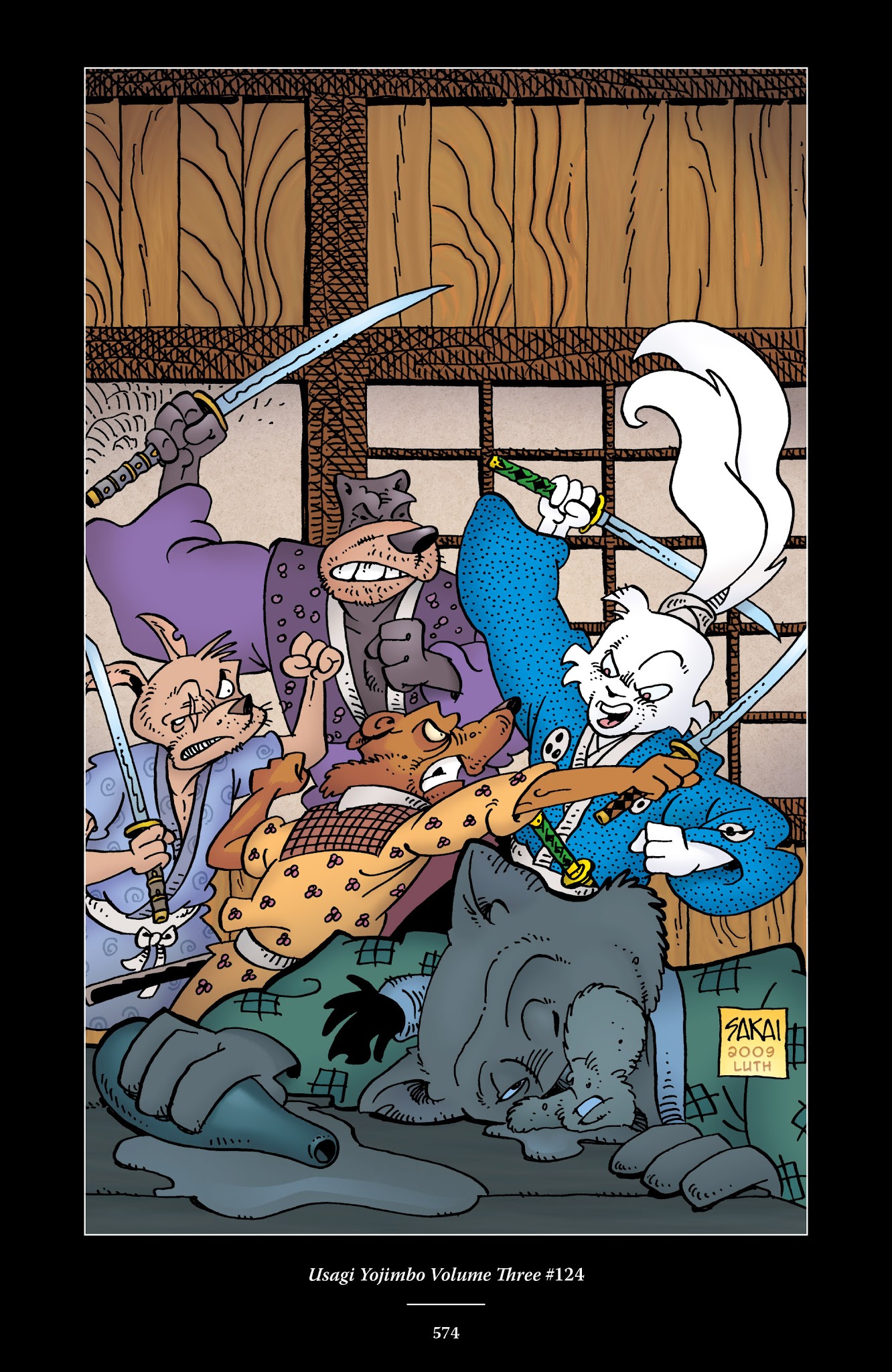 Read online The Usagi Yojimbo Saga comic -  Issue # TPB 7 - 564