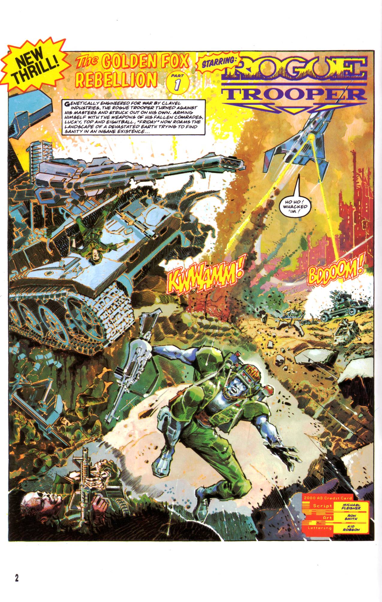 Read online Rogue Trooper:  The Final Warrior comic -  Issue #1 - 3
