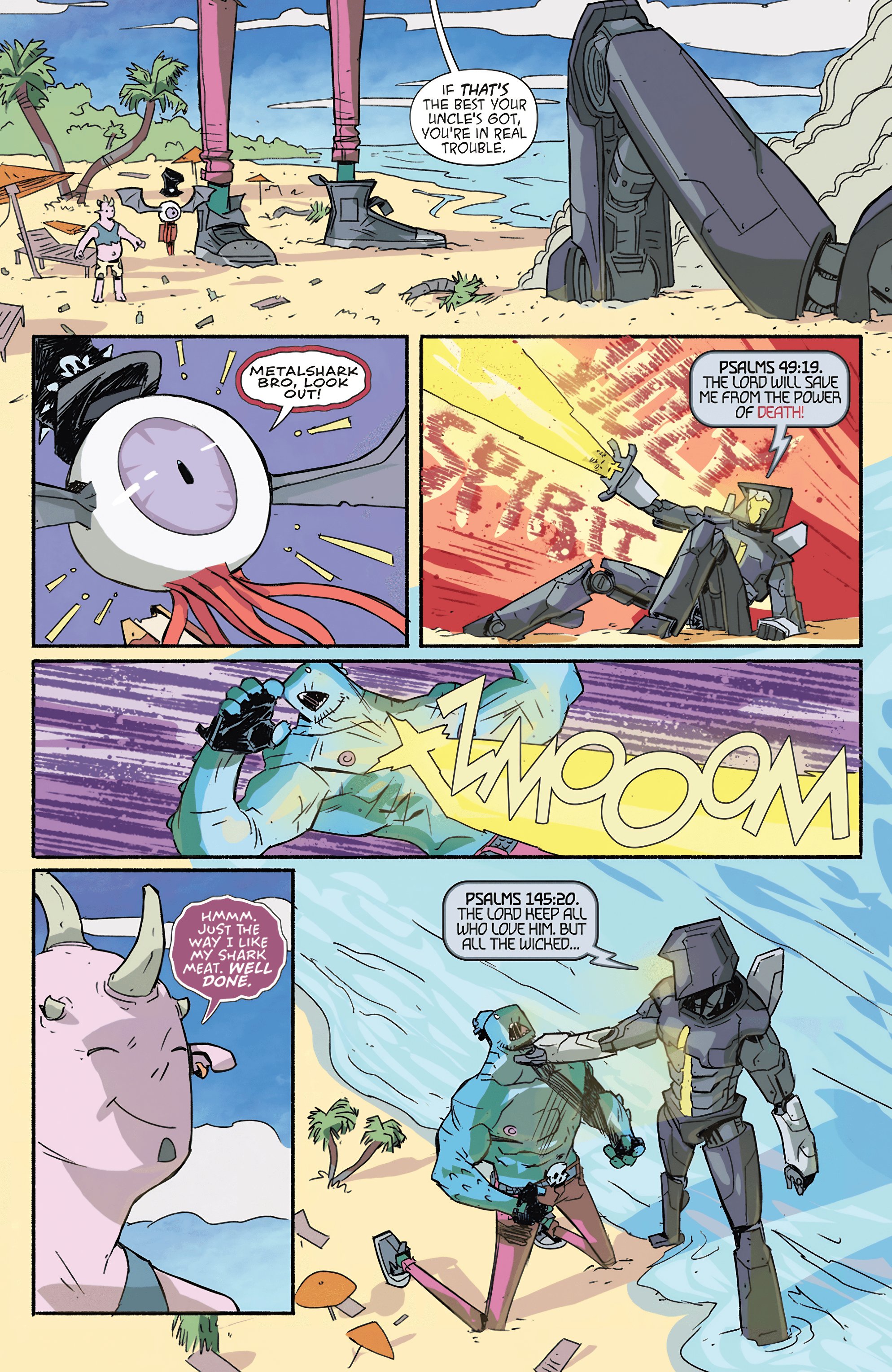 Read online Metalshark Bro: What the Fin? comic -  Issue # TPB - 76