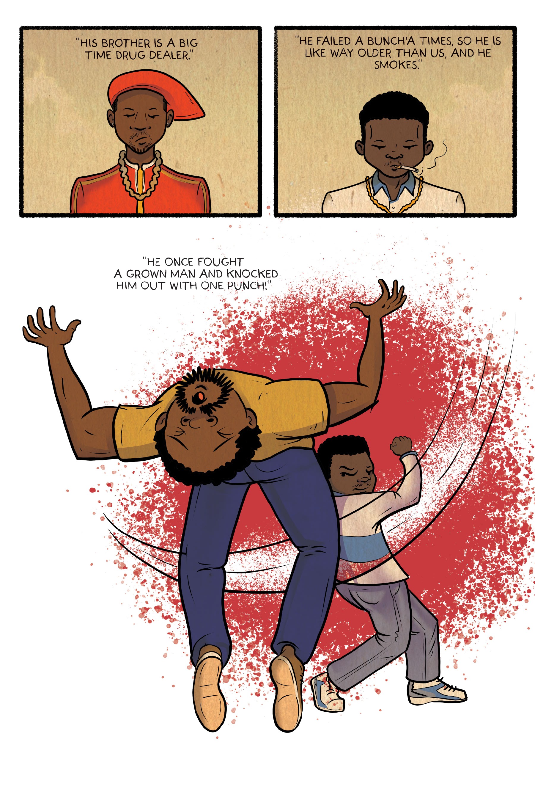 Read online Fights: One Boy's Triumph Over Violence comic -  Issue # TPB (Part 2) - 52