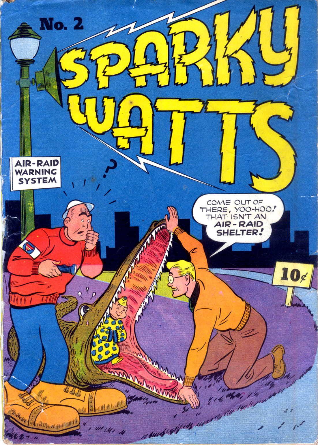 Read online Sparky Watts comic -  Issue #2 - 1