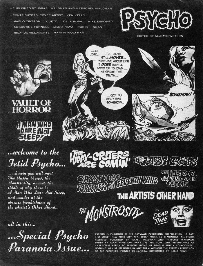 Read online Psycho comic -  Issue #14 - 4