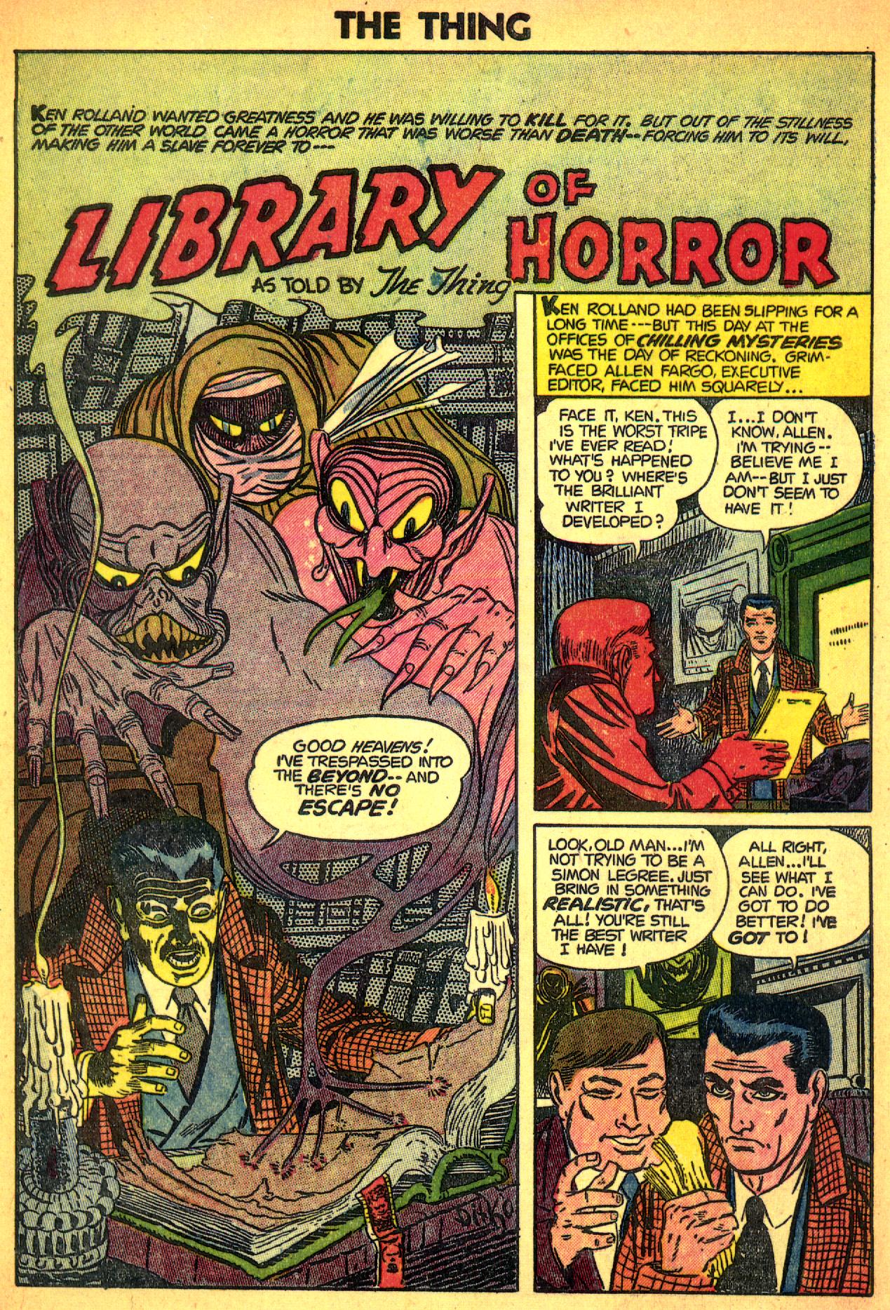 Read online The Thing! (1952) comic -  Issue #13 - 3