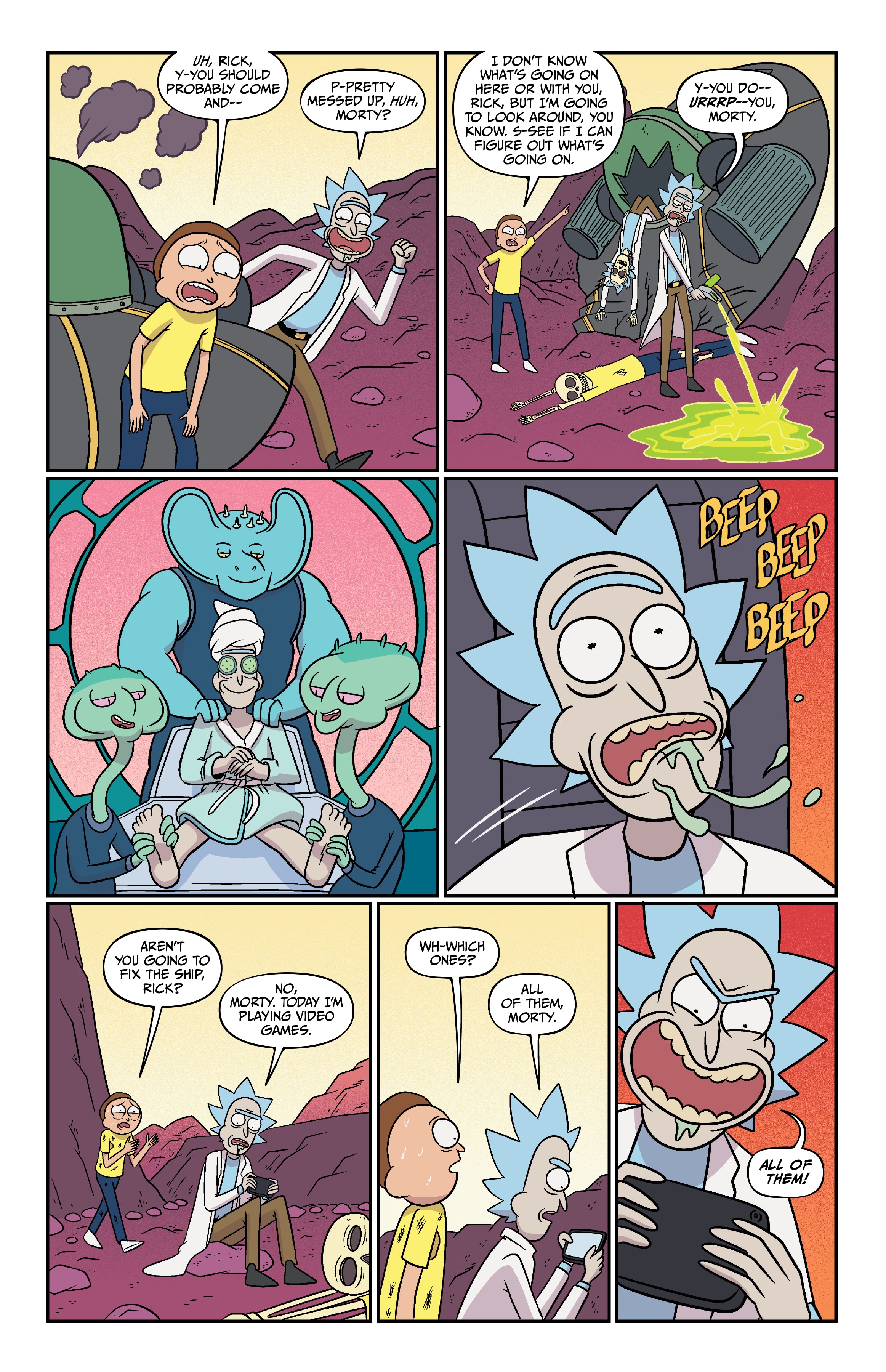 Read online Rick and Morty comic -  Issue # (2015) _Deluxe Edition 7 (Part 1) - 75
