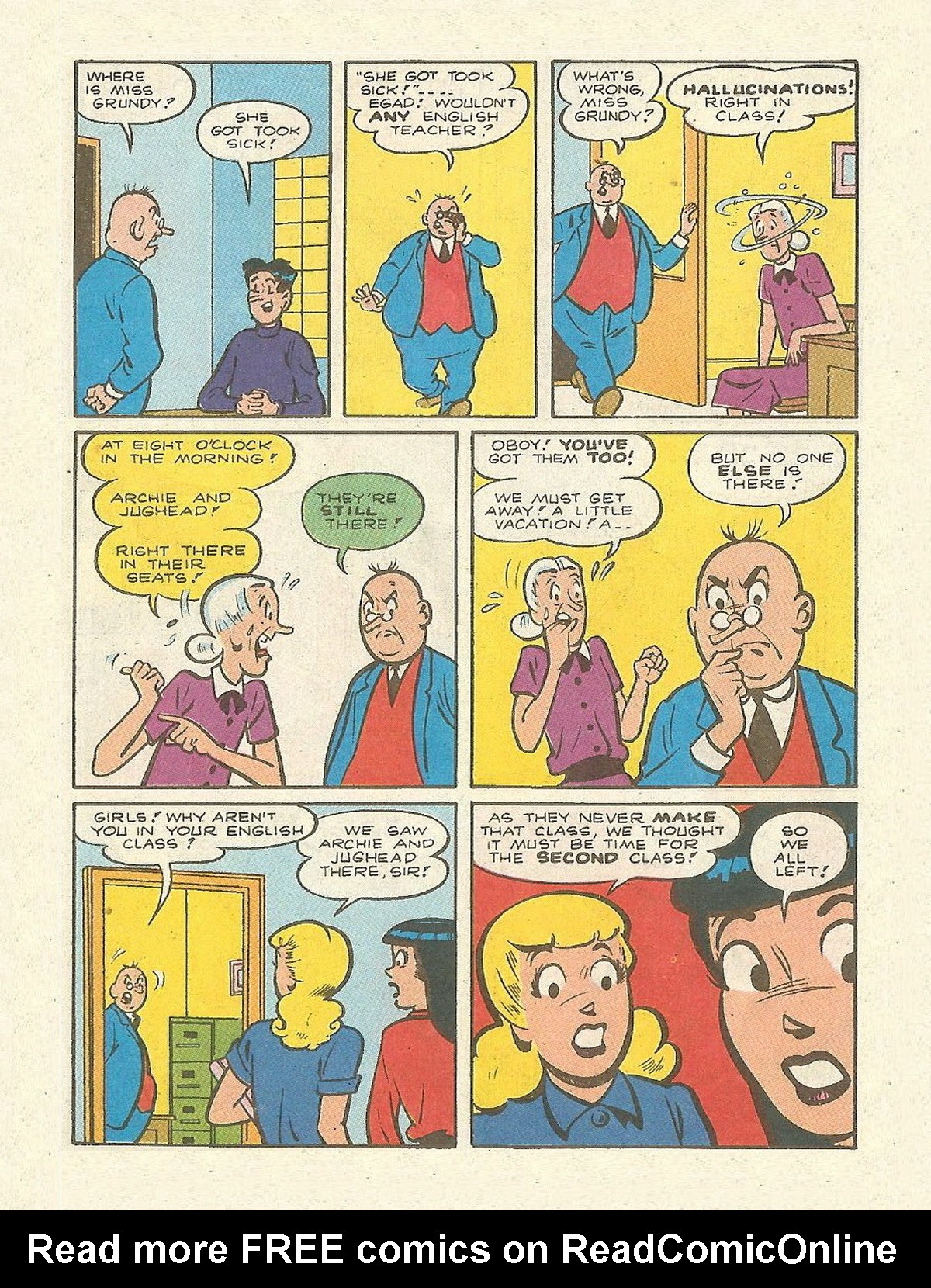 Read online Archie's Double Digest Magazine comic -  Issue #72 - 191