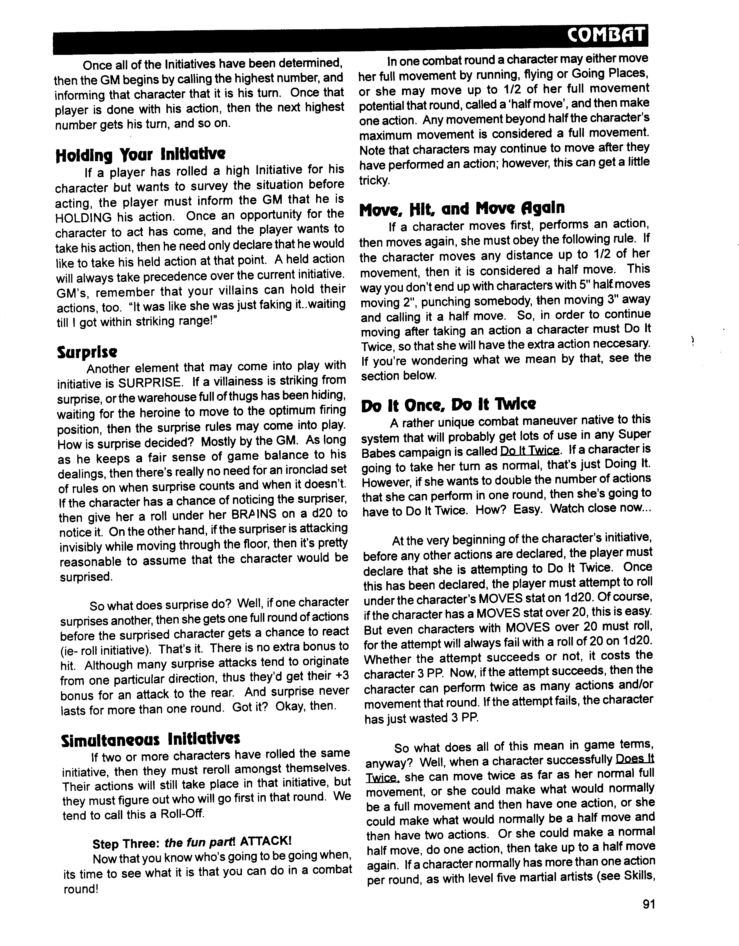 Read online Superbabes: The Femforce Role-Playing Game comic -  Issue # TPB - 93