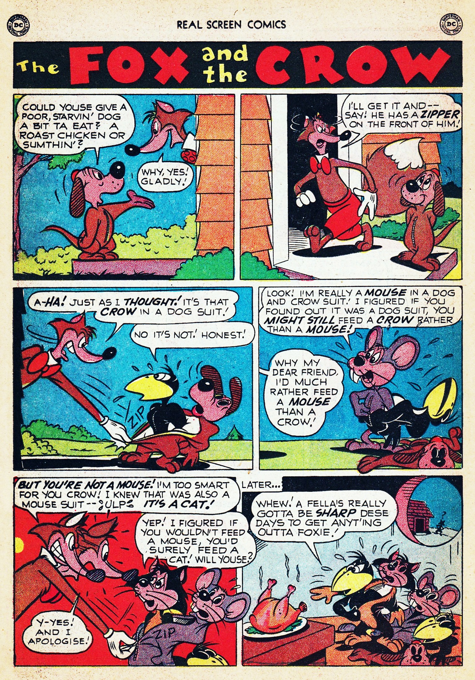 Read online Real Screen Comics comic -  Issue #34 - 38