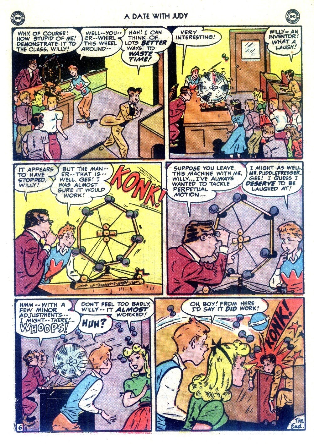 Read online A Date with Judy comic -  Issue #8 - 38