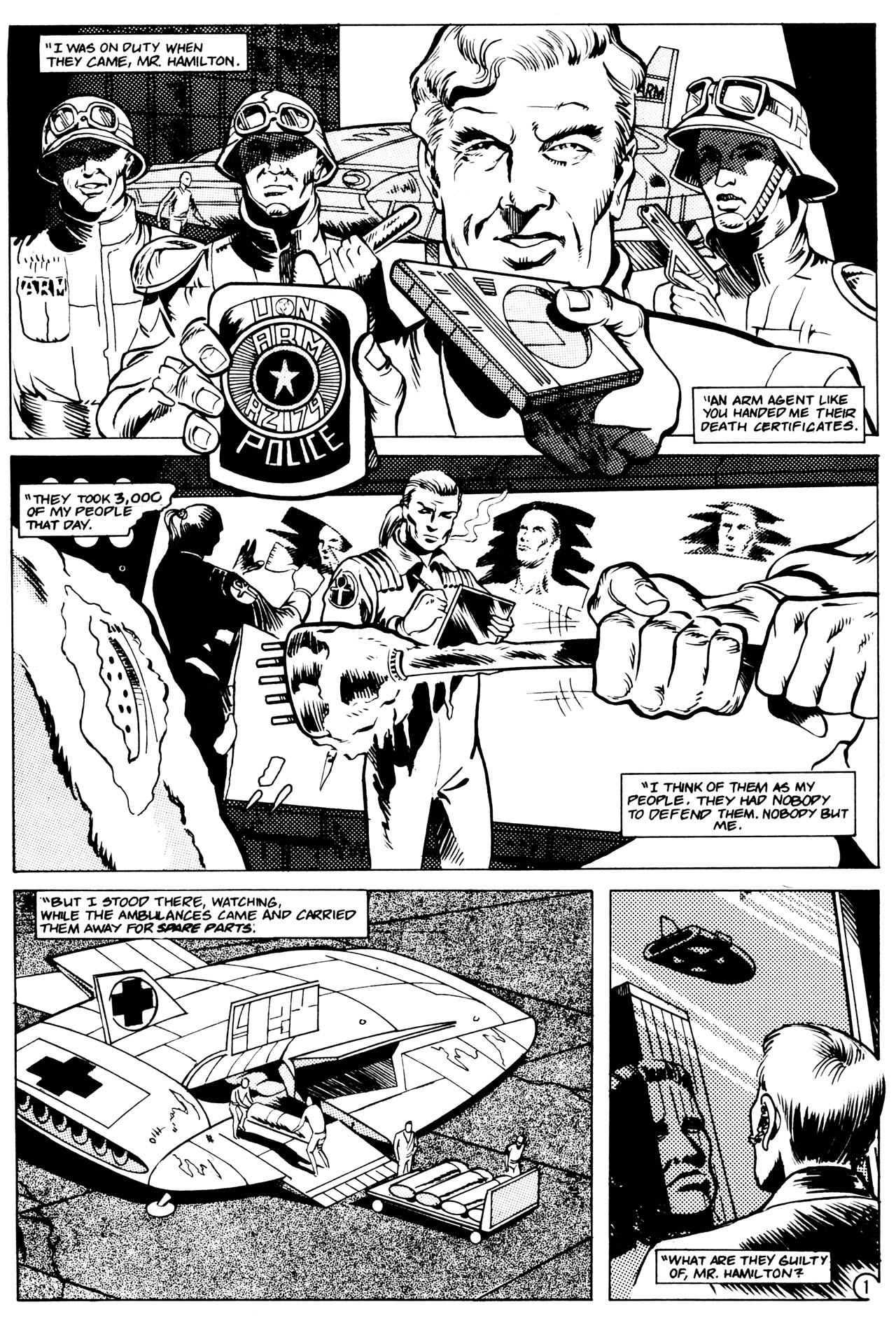 Read online The Defenseless Dead comic -  Issue #1 - 3