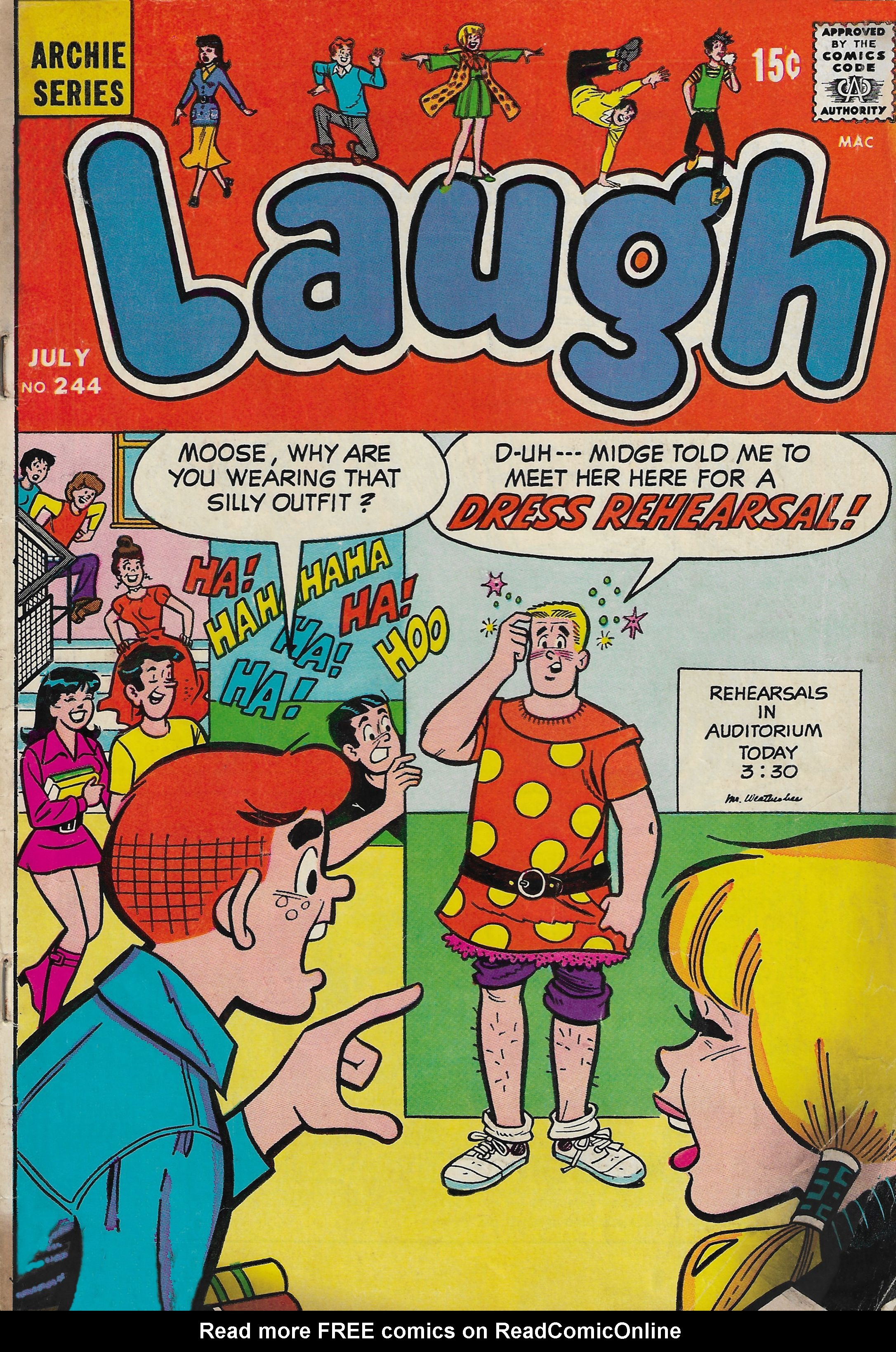 Read online Laugh (Comics) comic -  Issue #244 - 1