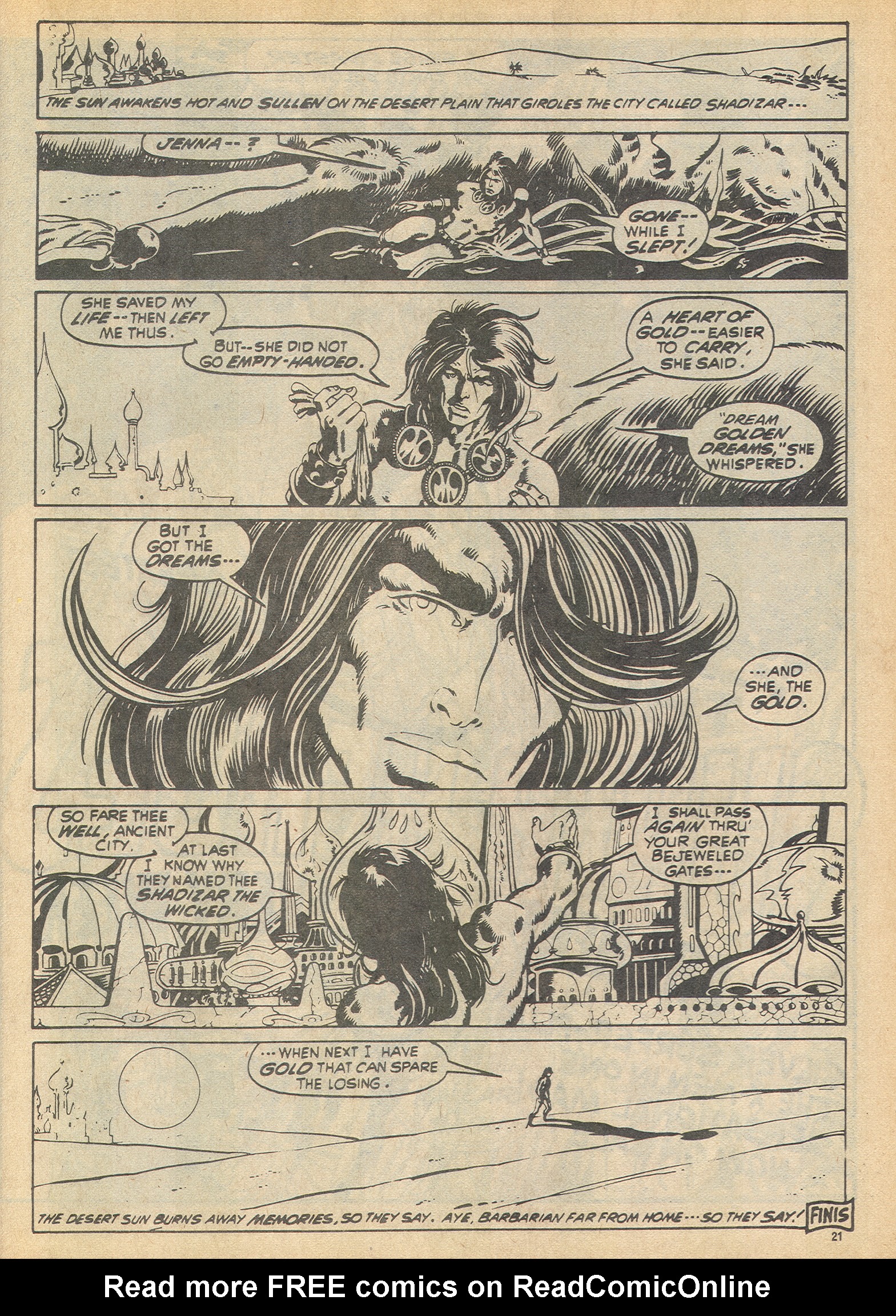 Read online The Savage Sword of Conan (1975) comic -  Issue #6 - 21