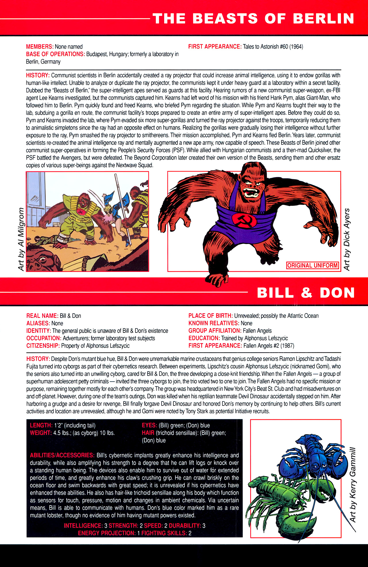 Read online Marvel Pets Handbook comic -  Issue # Full - 29