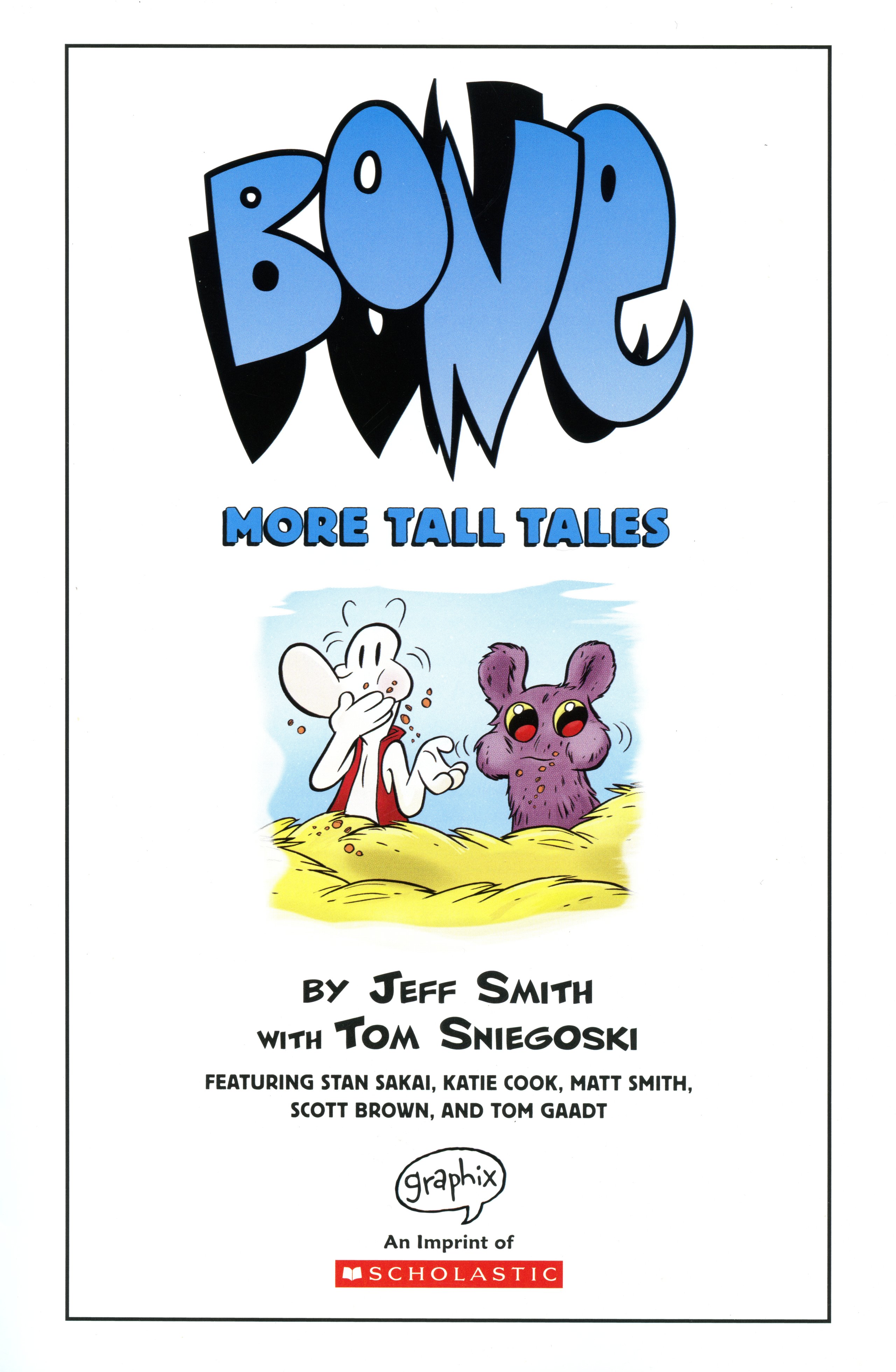 Read online Bone: More Tall Tales comic -  Issue # TPB - 5