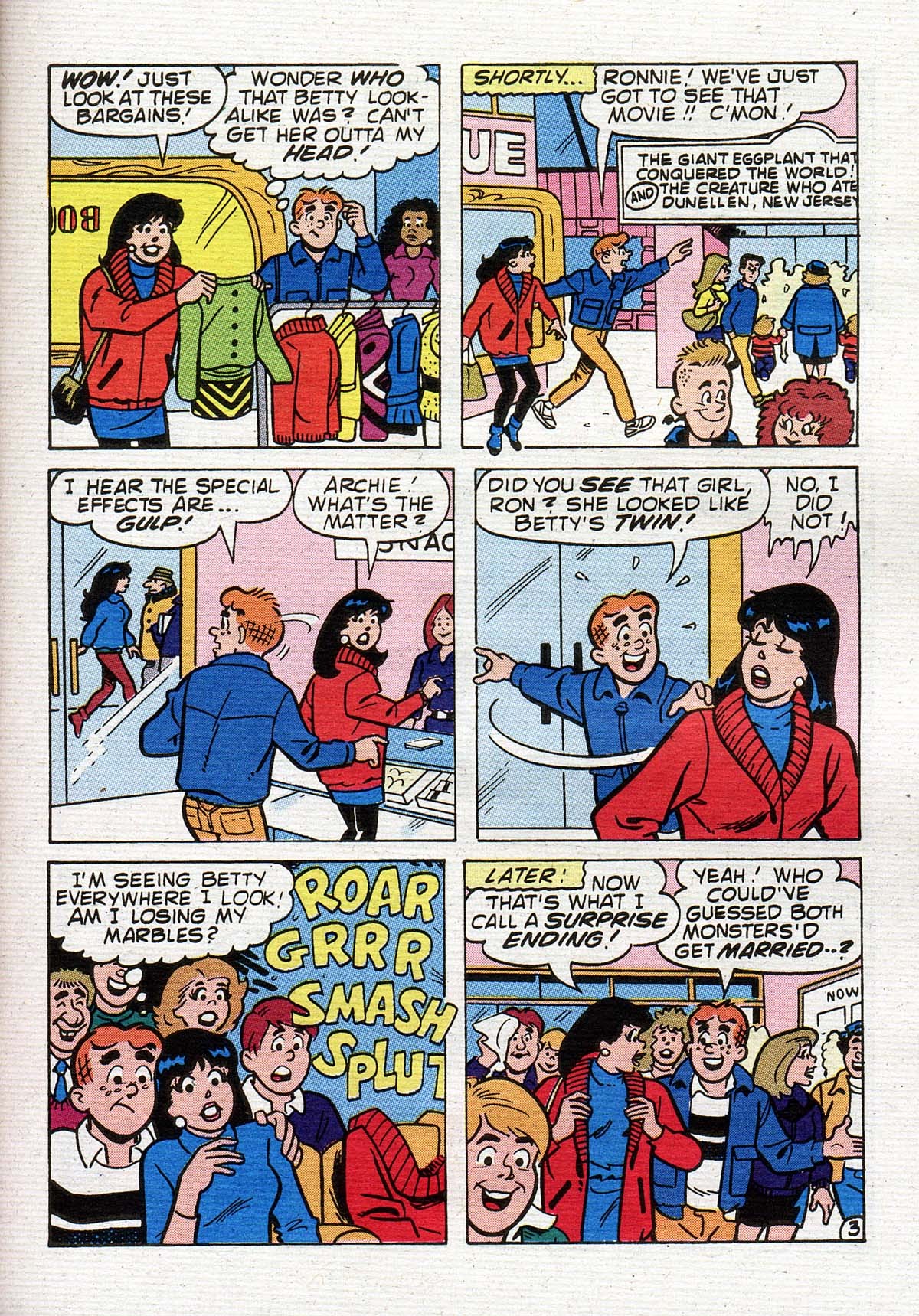 Read online Archie's Double Digest Magazine comic -  Issue #149 - 134