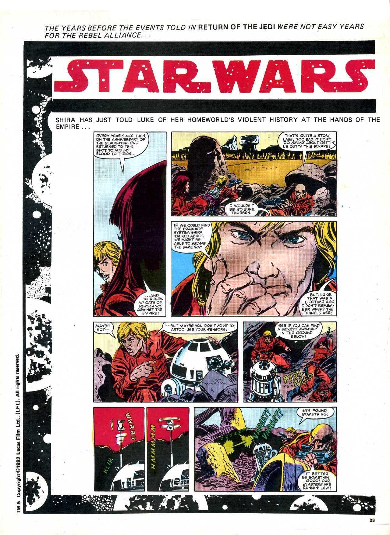 Read online Return of the Jedi comic -  Issue #111 - 23