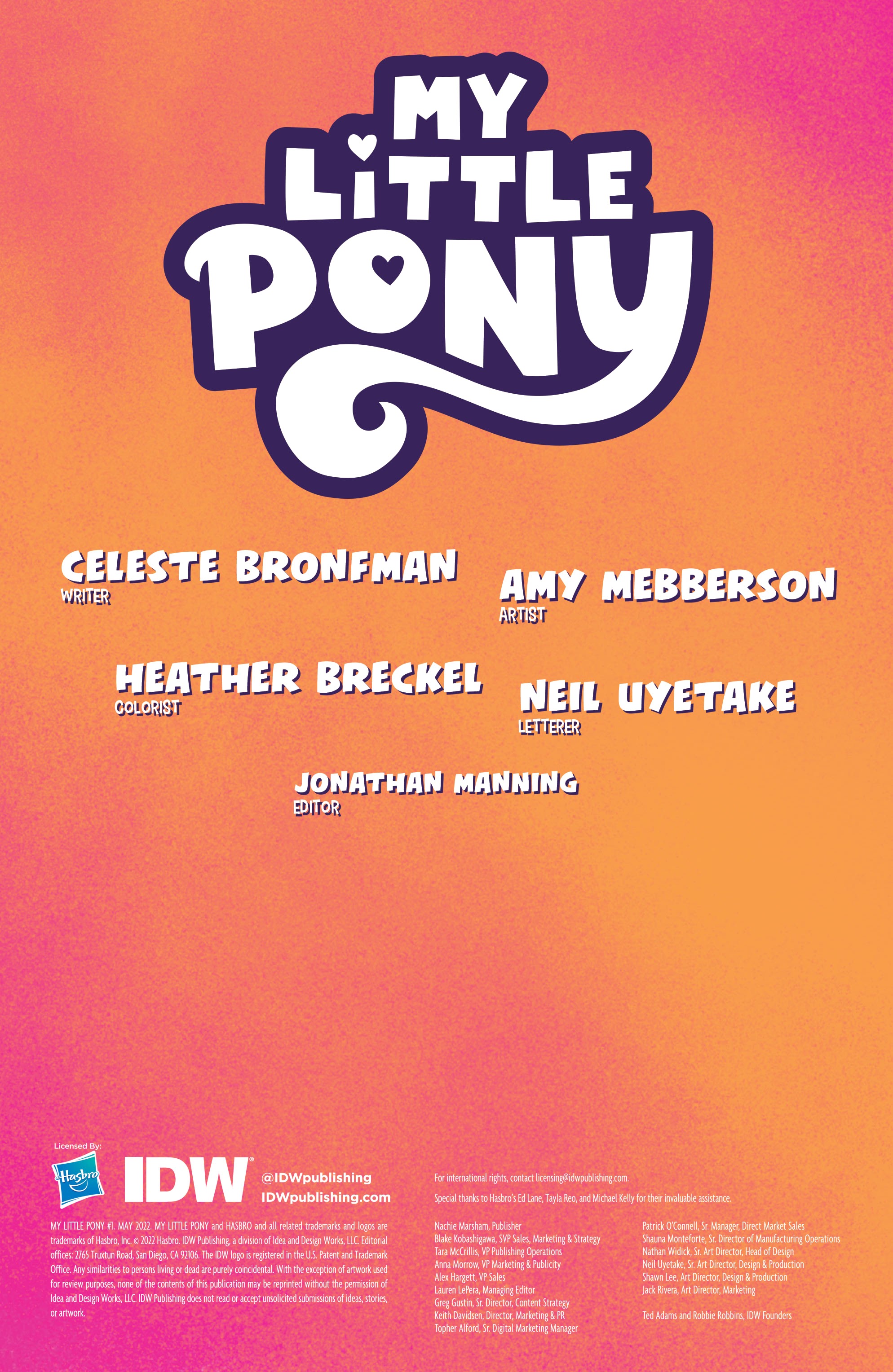 Read online My Little Pony comic -  Issue #1 - 2