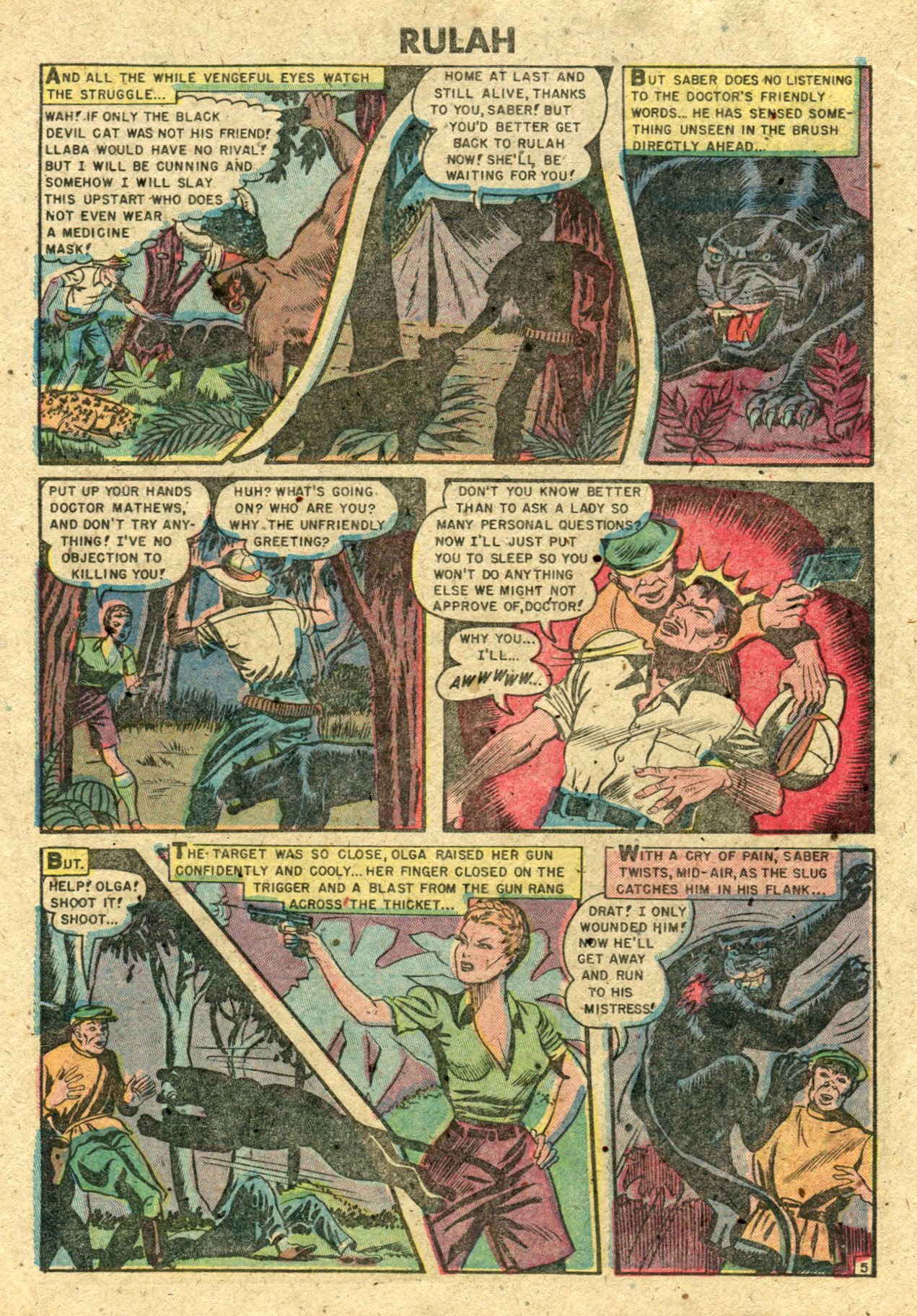 Read online Rulah - Jungle Goddess comic -  Issue #25 - 6