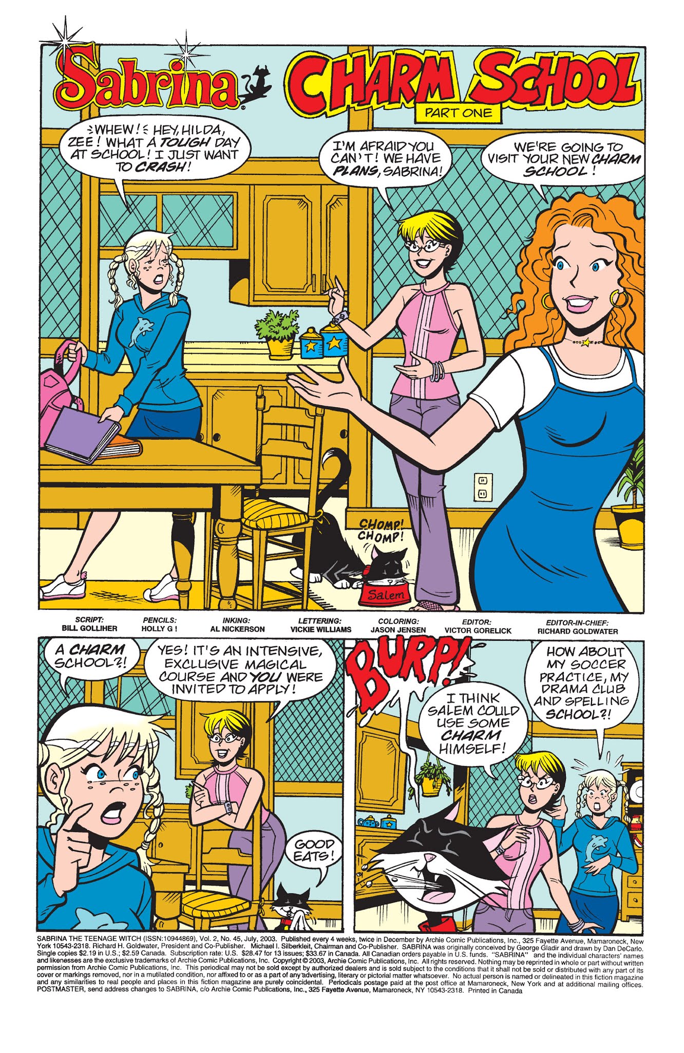 Read online Sabrina the Teenage Witch (2000) comic -  Issue #45 - 2
