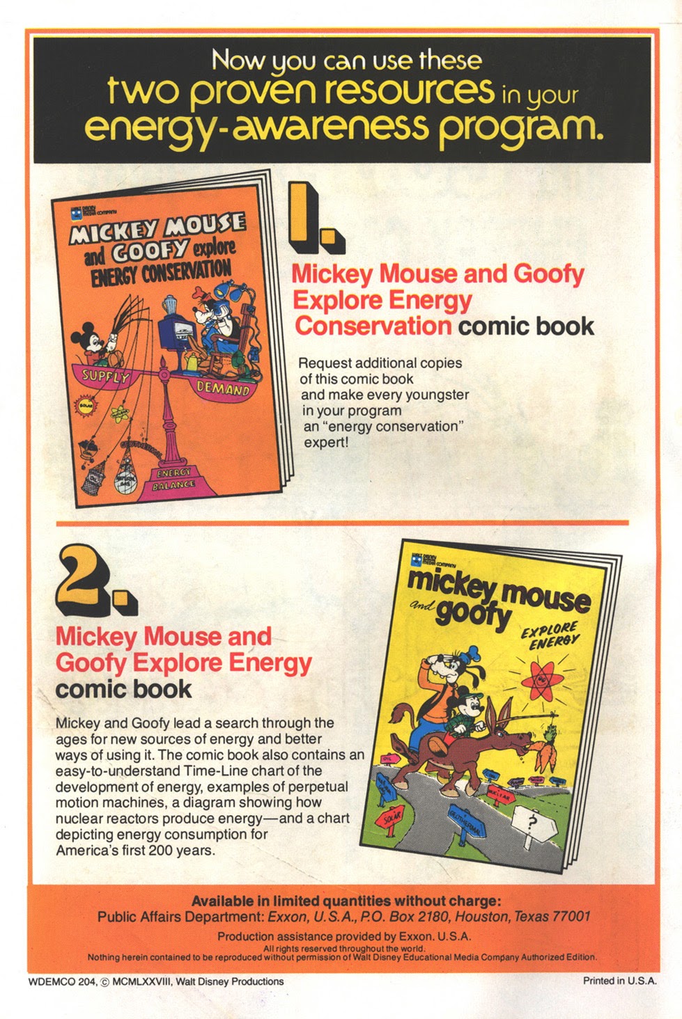 Read online Mickey Mouse and Goofy Explore Energy Conservation comic -  Issue # Full - 4