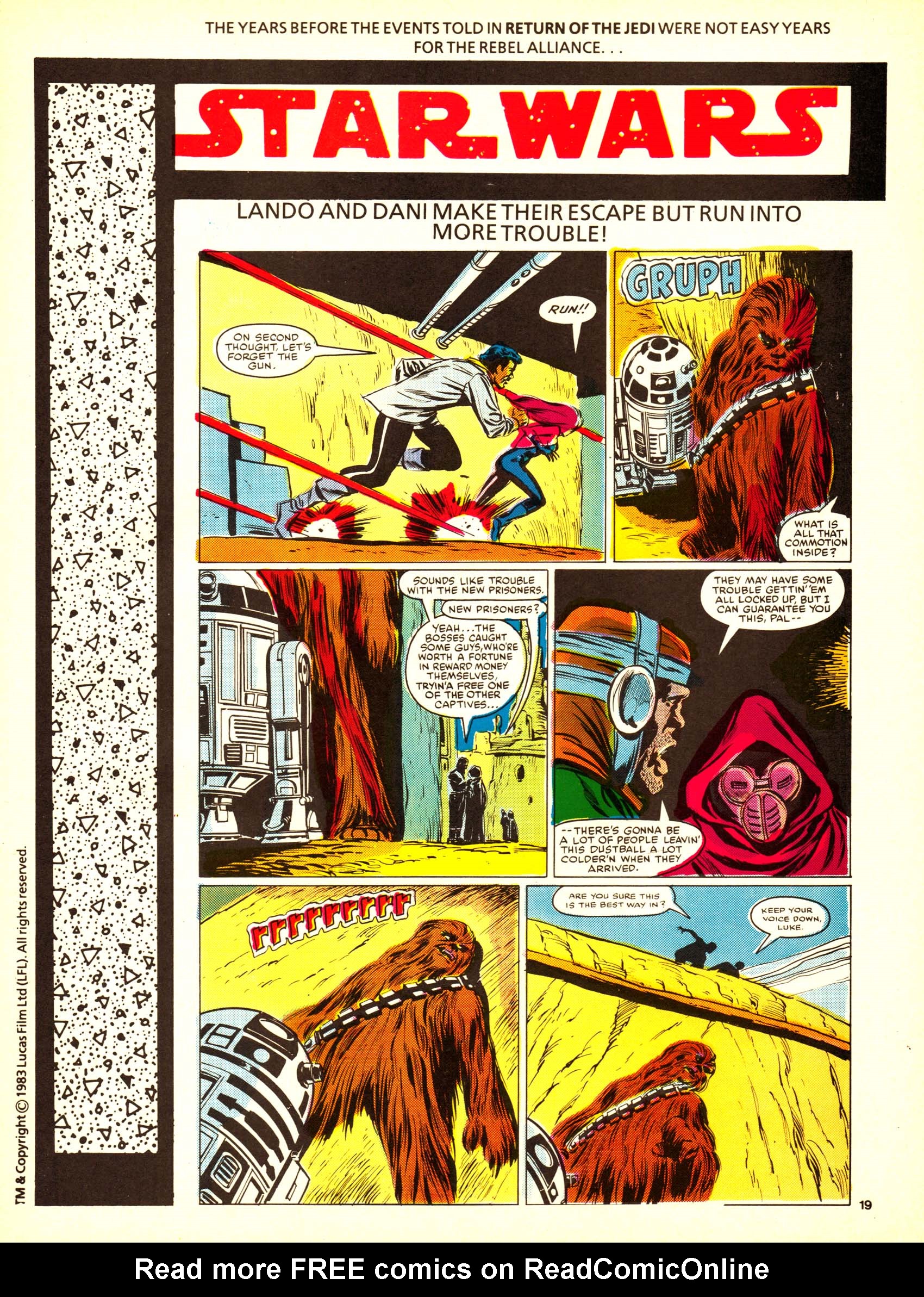 Read online Return of the Jedi comic -  Issue #154 - 19
