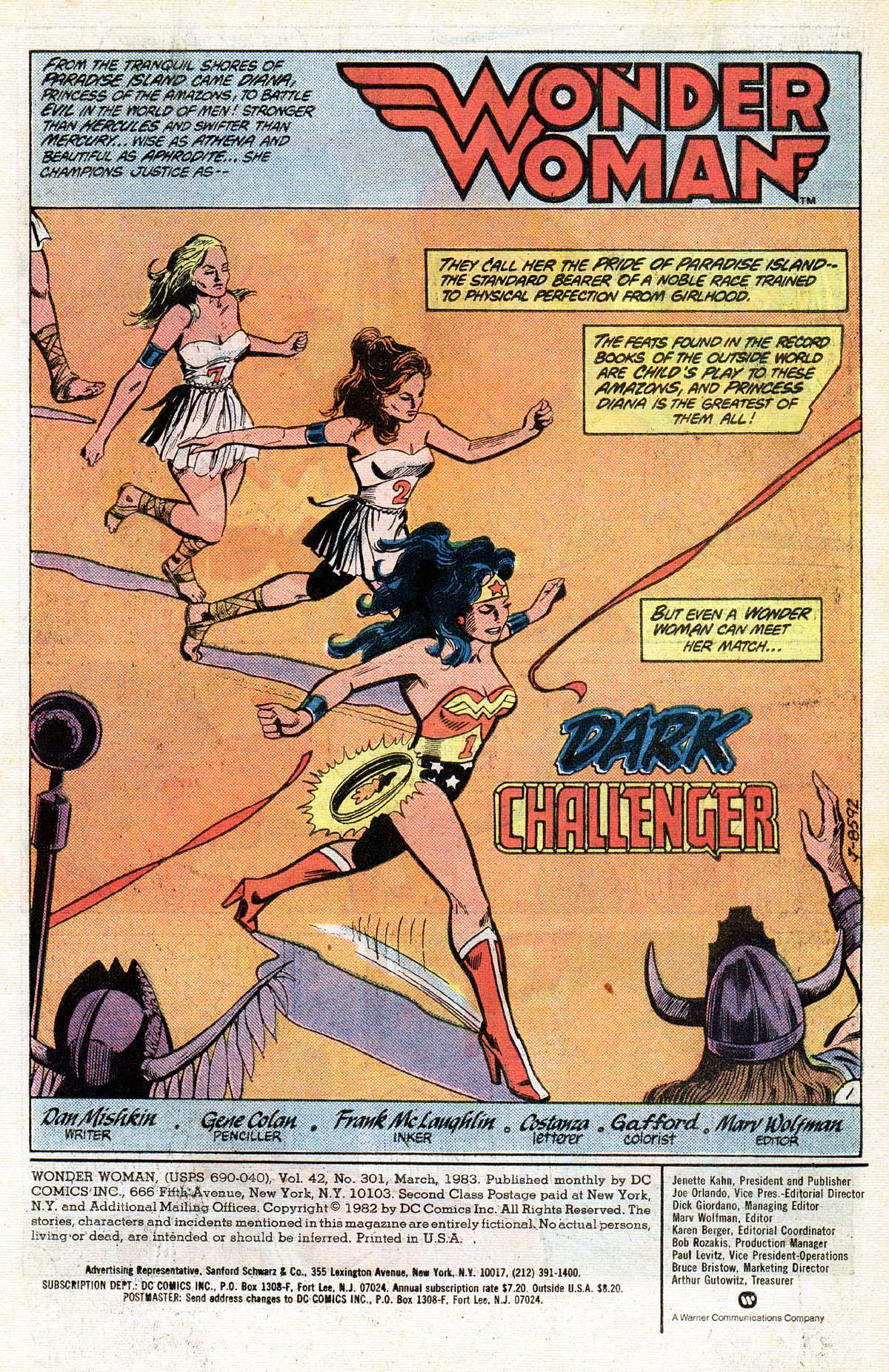 Read online Wonder Woman (1942) comic -  Issue #301 - 2