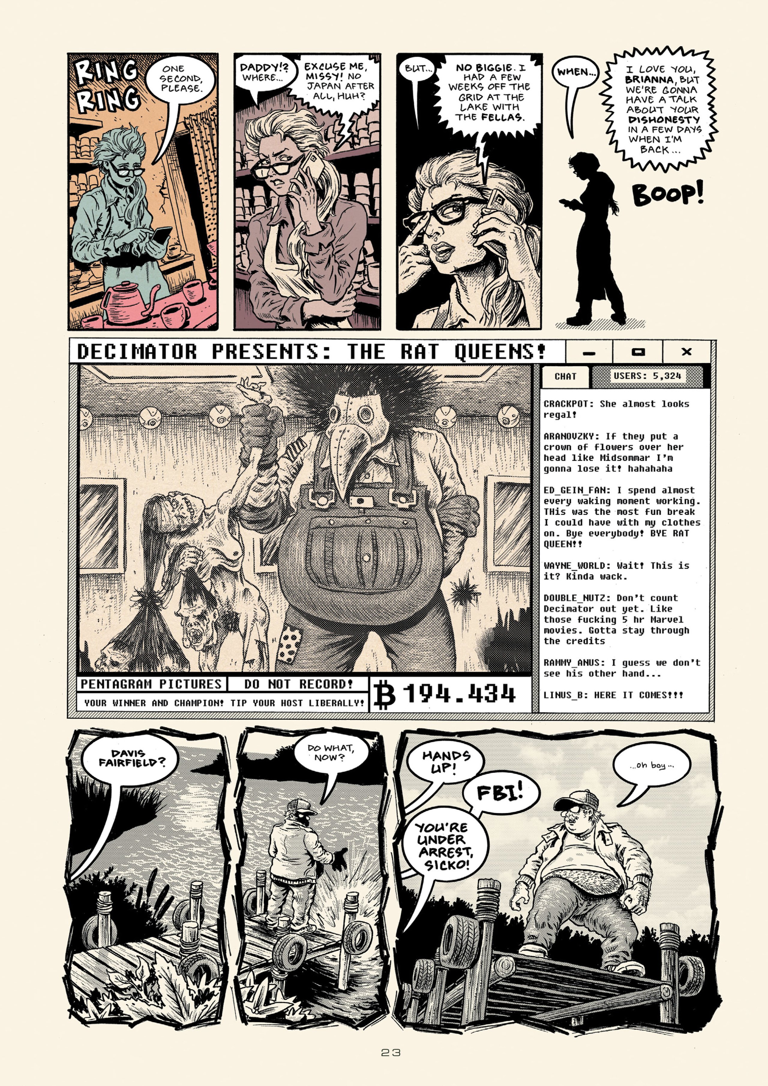 Read online Red Room: Trigger Warnings comic -  Issue # TPB - 33