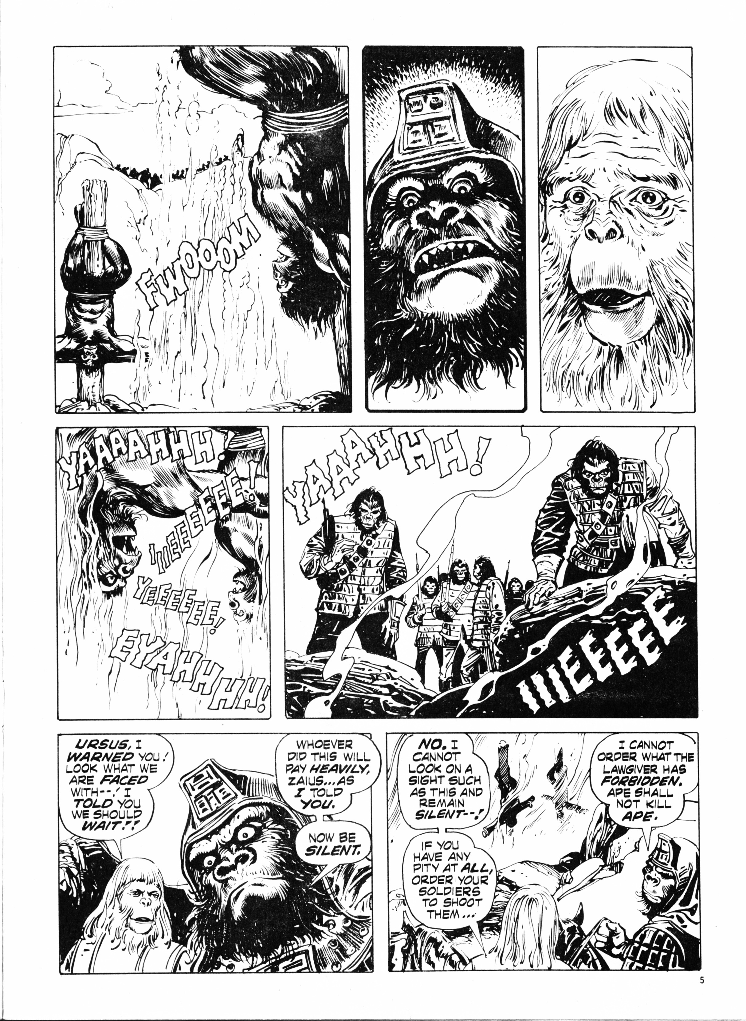 Read online Planet of the Apes (1974) comic -  Issue #44 - 5