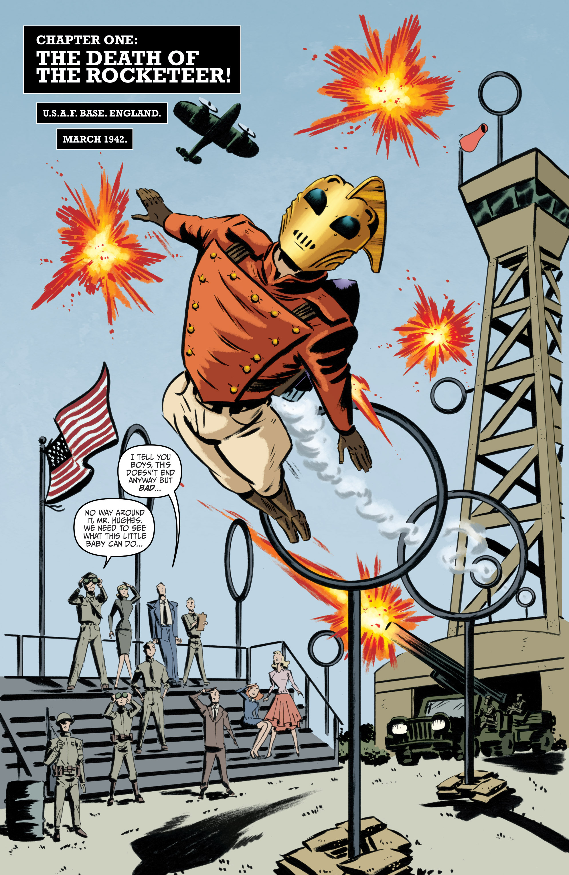 Read online The Rocketeer at War comic -  Issue #1 - 4
