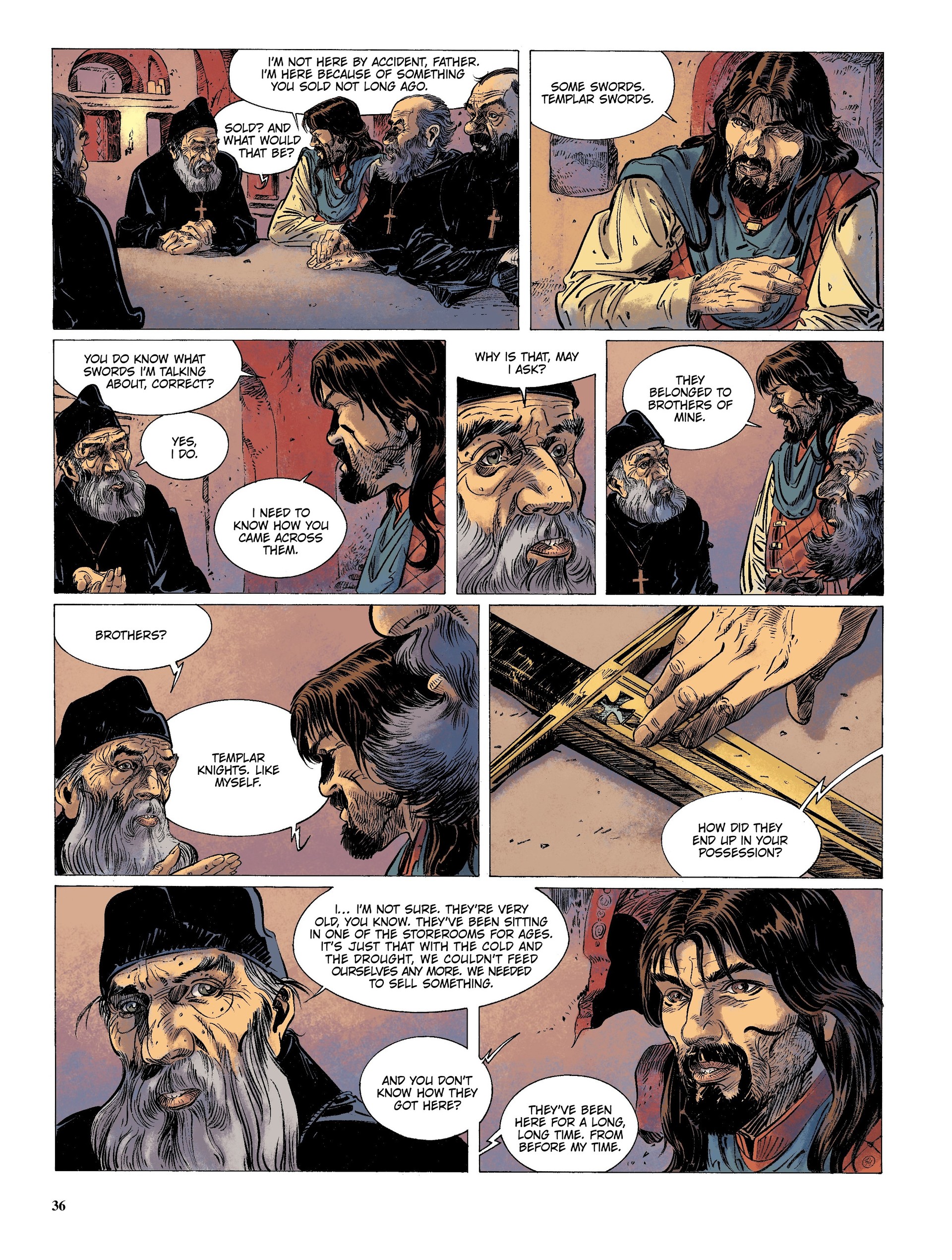 Read online The Last Templar comic -  Issue #5 - 37