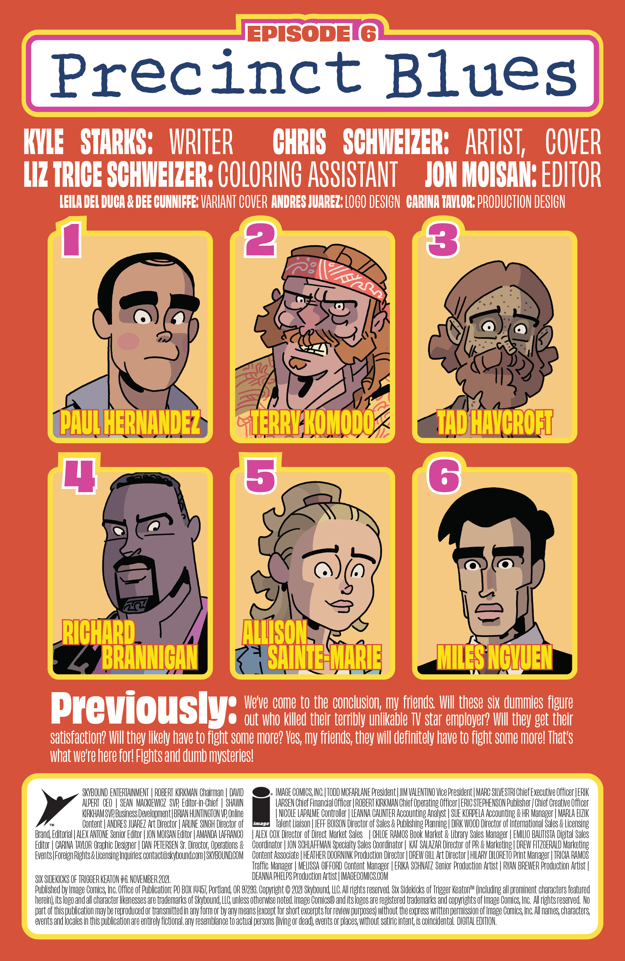 Read online The Six Sidekicks of Trigger Keaton comic -  Issue #6 - 2