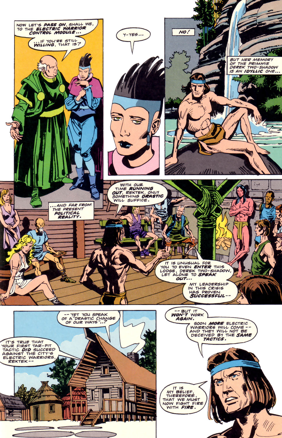 Read online Electric Warrior comic -  Issue #5 - 9