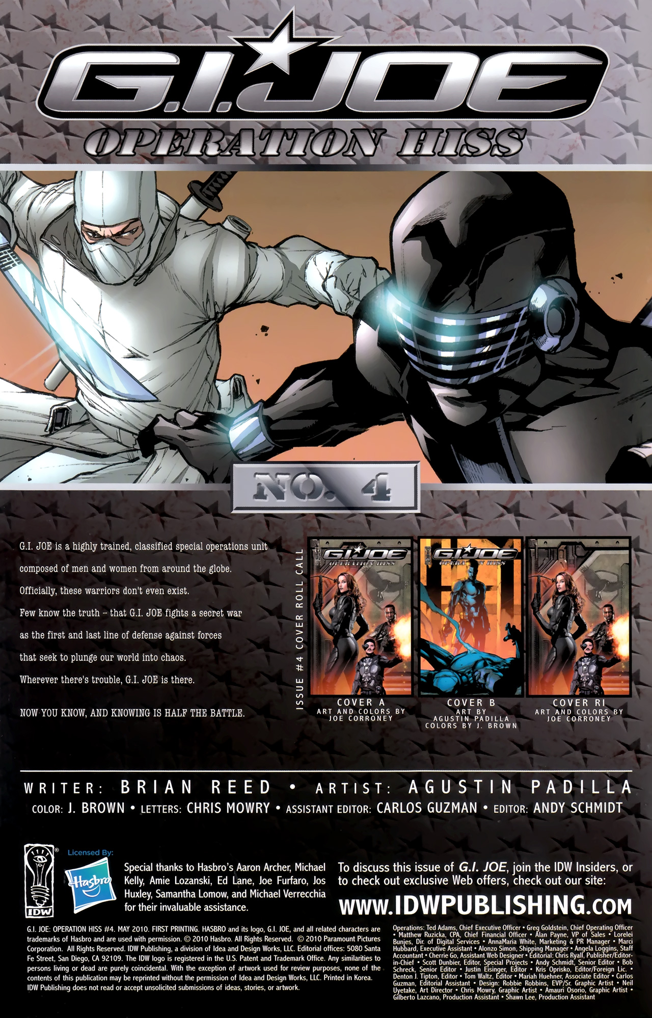 Read online G.I. Joe: Operation Hiss comic -  Issue #4 - 3