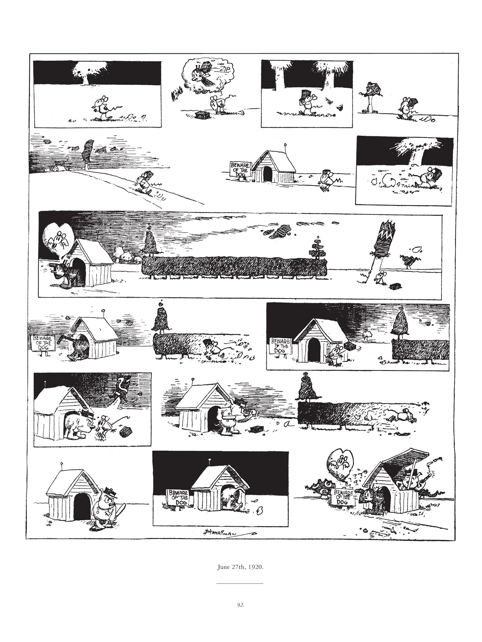 Read online Krazy & Ignatz comic -  Issue # TPB 2 - 92