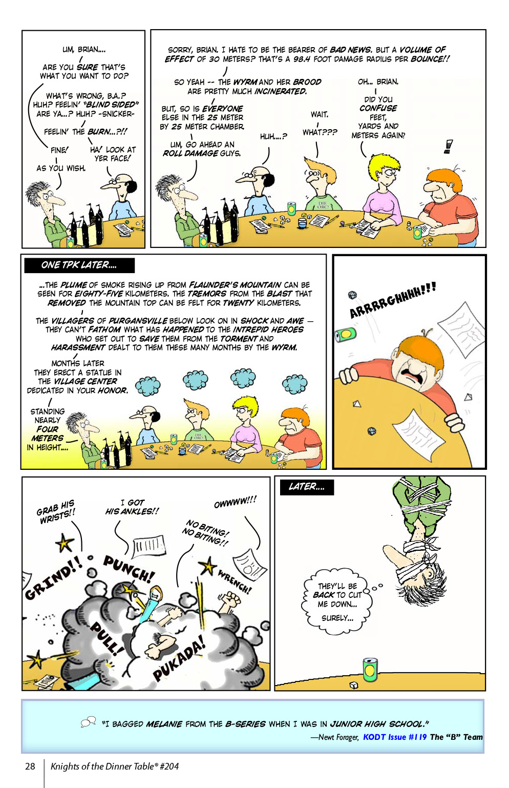 Read online Knights of the Dinner Table comic -  Issue #204 - 30