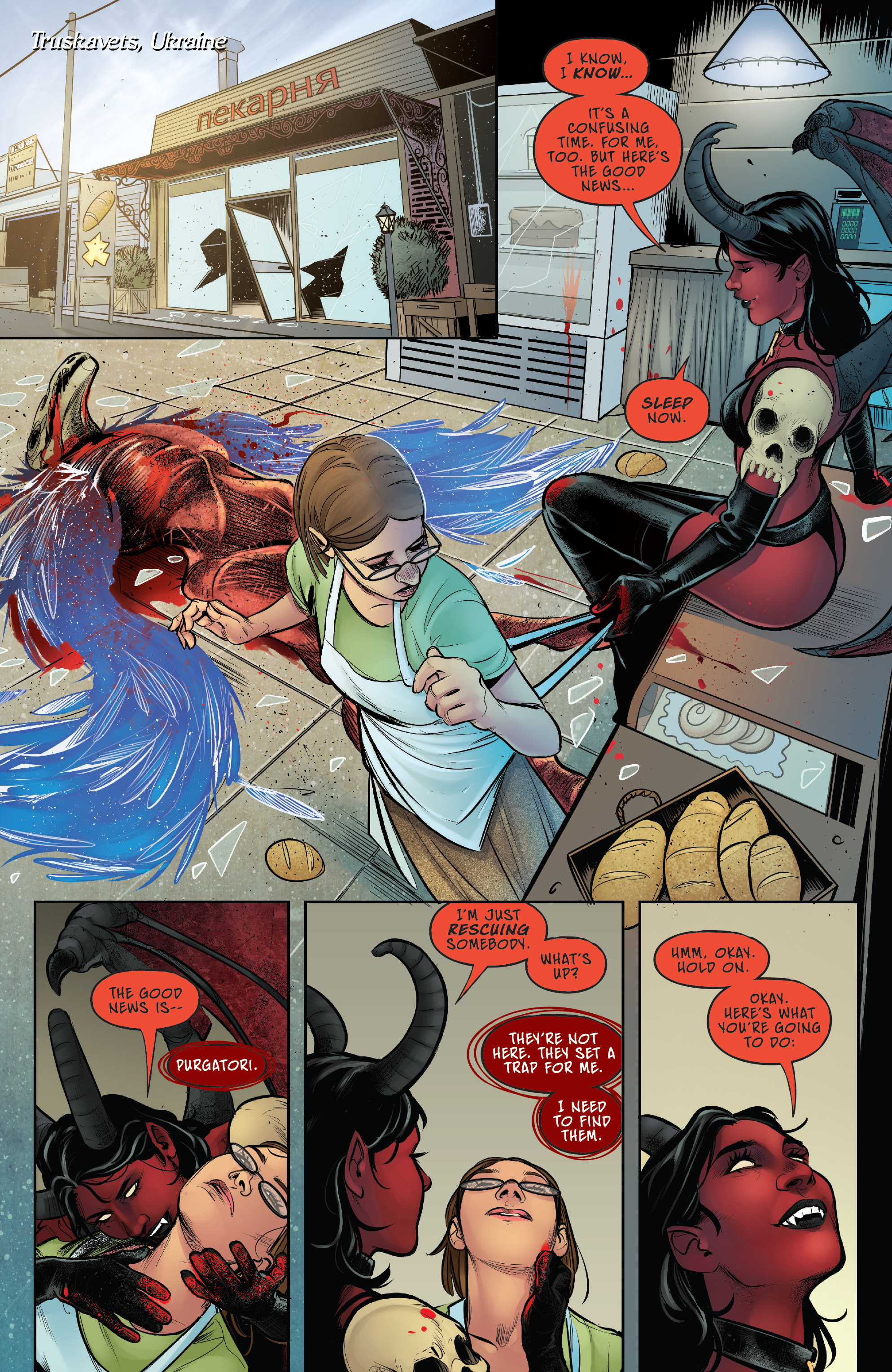 Read online Vampirella VS. Purgatori comic -  Issue #2 - 19