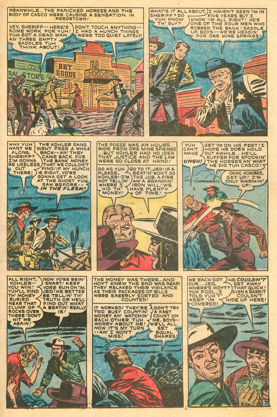 Read online Western Thrillers (1954) comic -  Issue #4 - 19