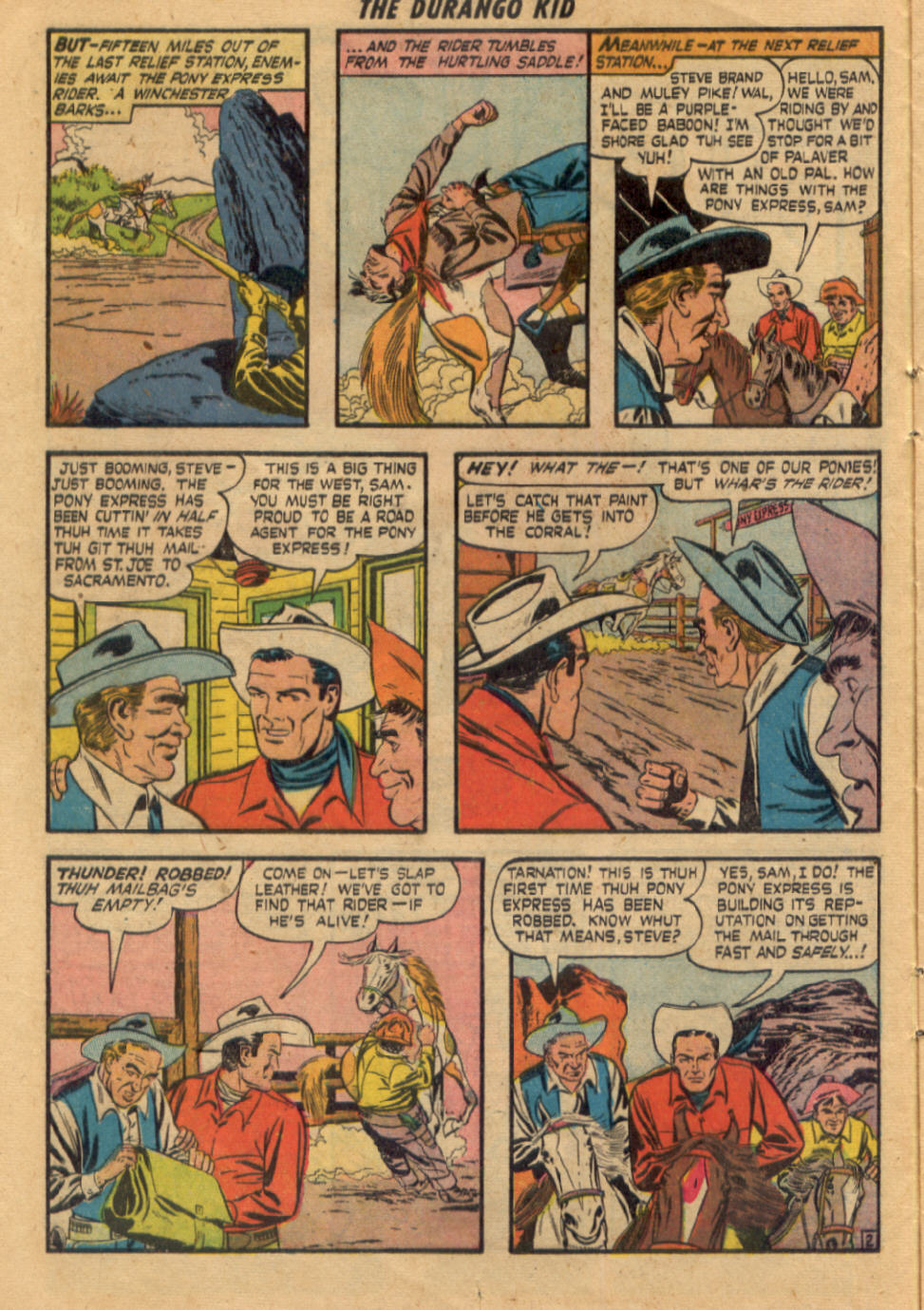 Read online Charles Starrett as The Durango Kid comic -  Issue #8 - 11