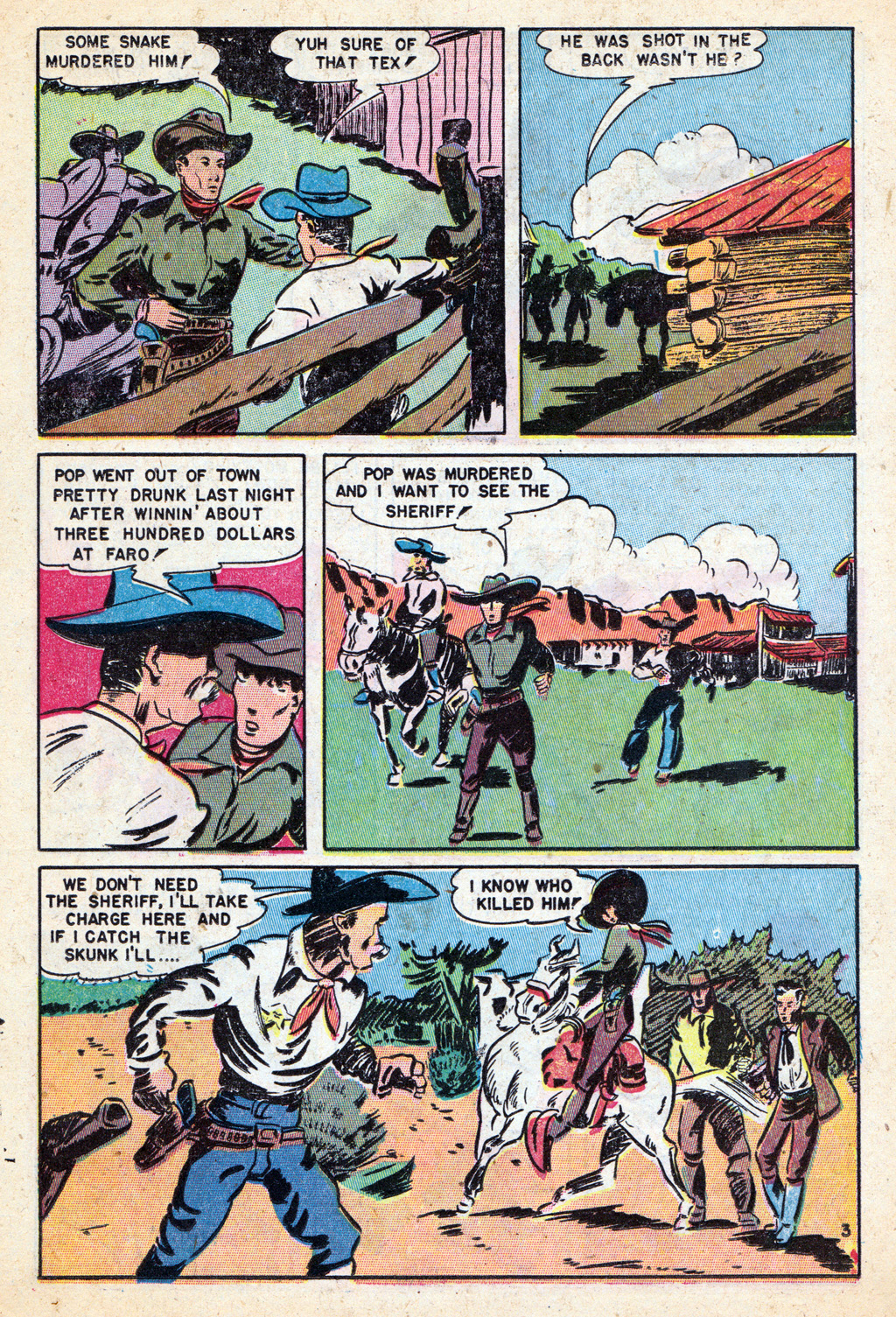 Read online Cowboy Western Comics (1948) comic -  Issue #17 - 13