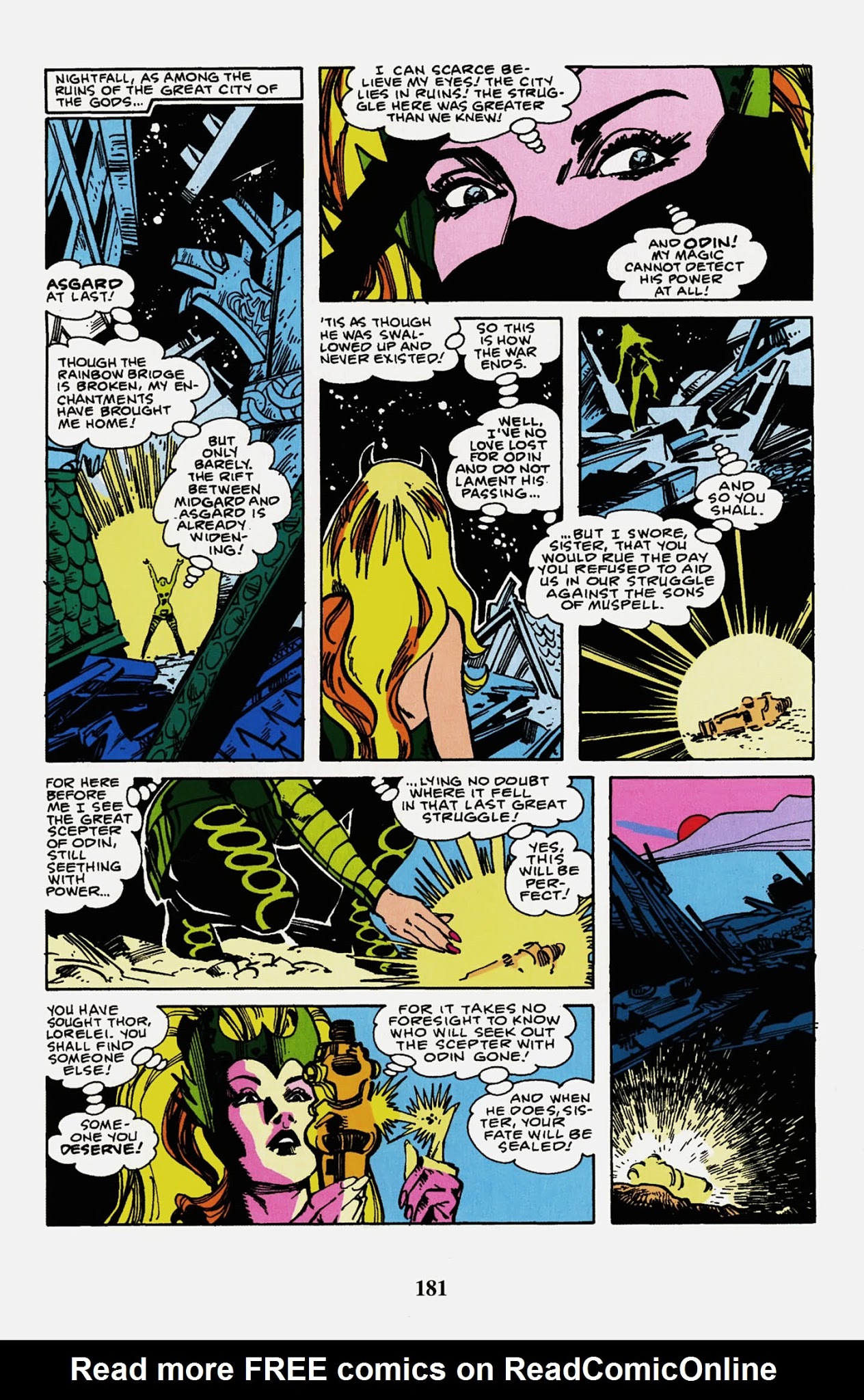Read online Thor Visionaries: Walter Simonson comic -  Issue # TPB 2 - 183