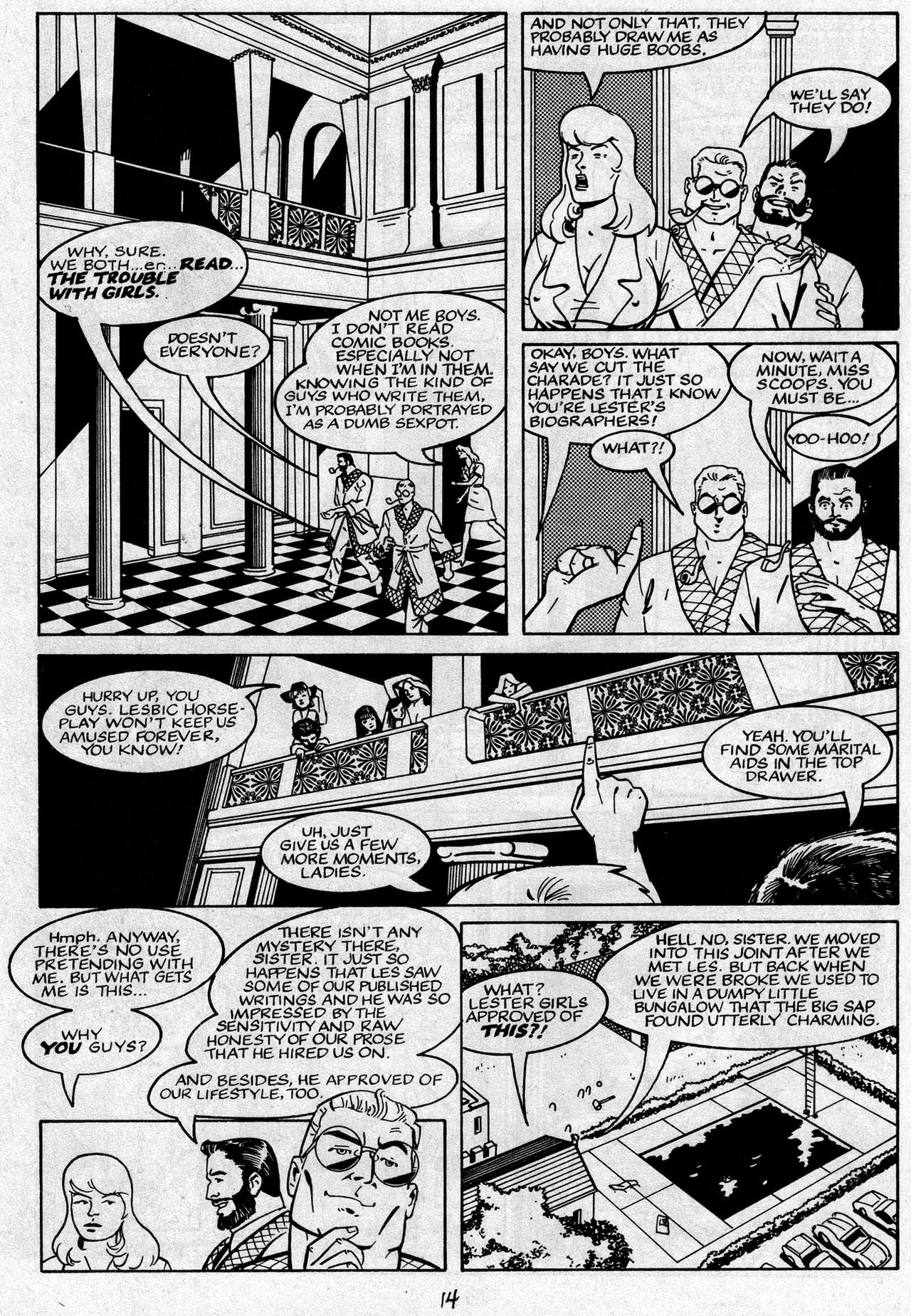 Read online The Trouble With Girls (1989) comic -  Issue #11 - 16