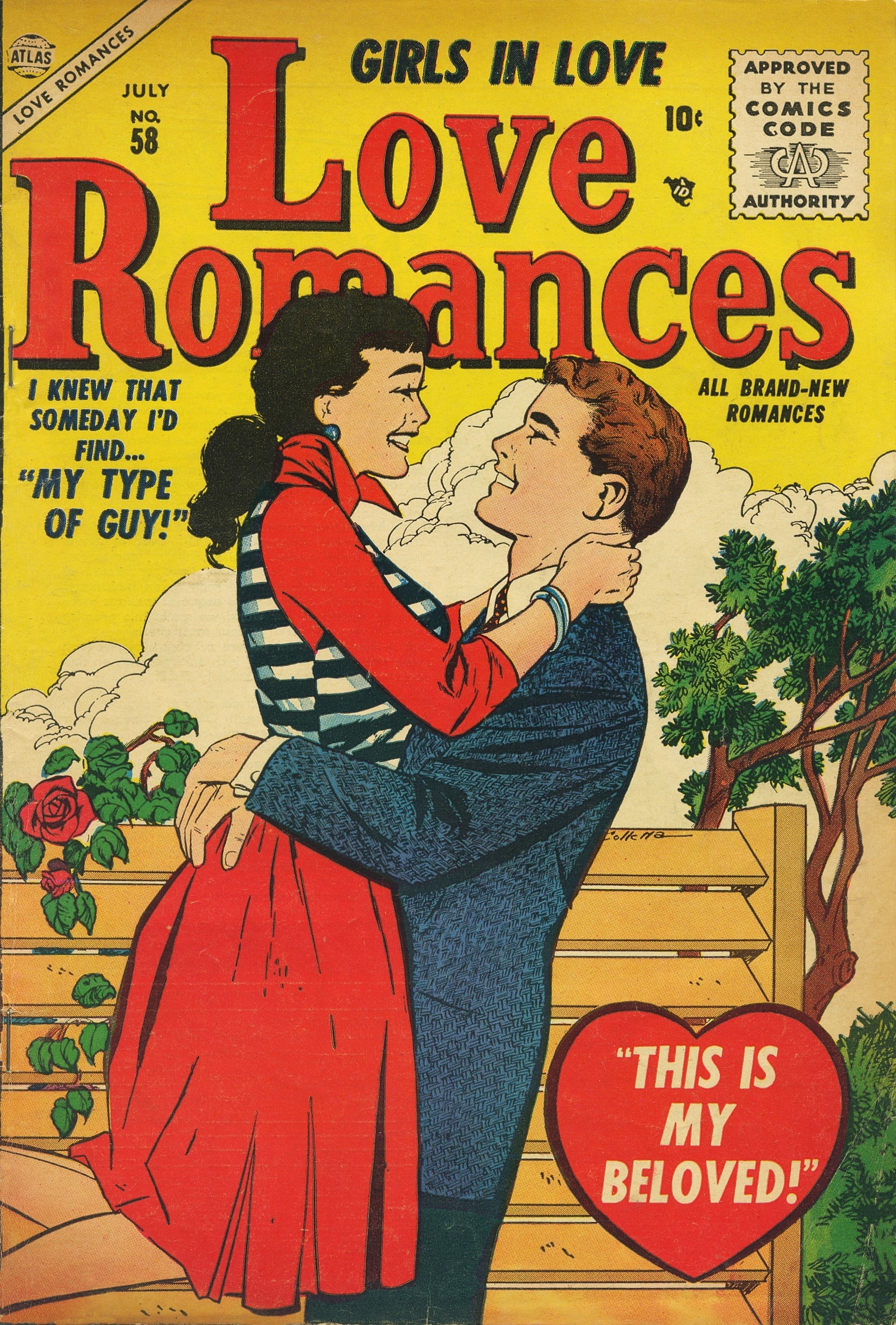 Read online Love Romances comic -  Issue #58 - 1