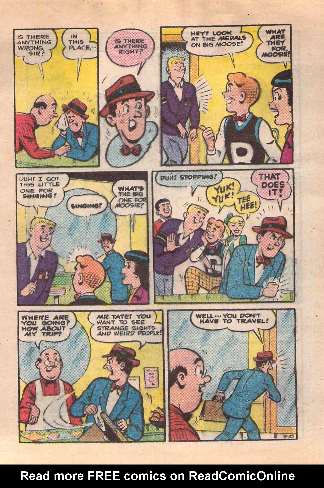 Read online Archie's Double Digest Magazine comic -  Issue #32 - 155