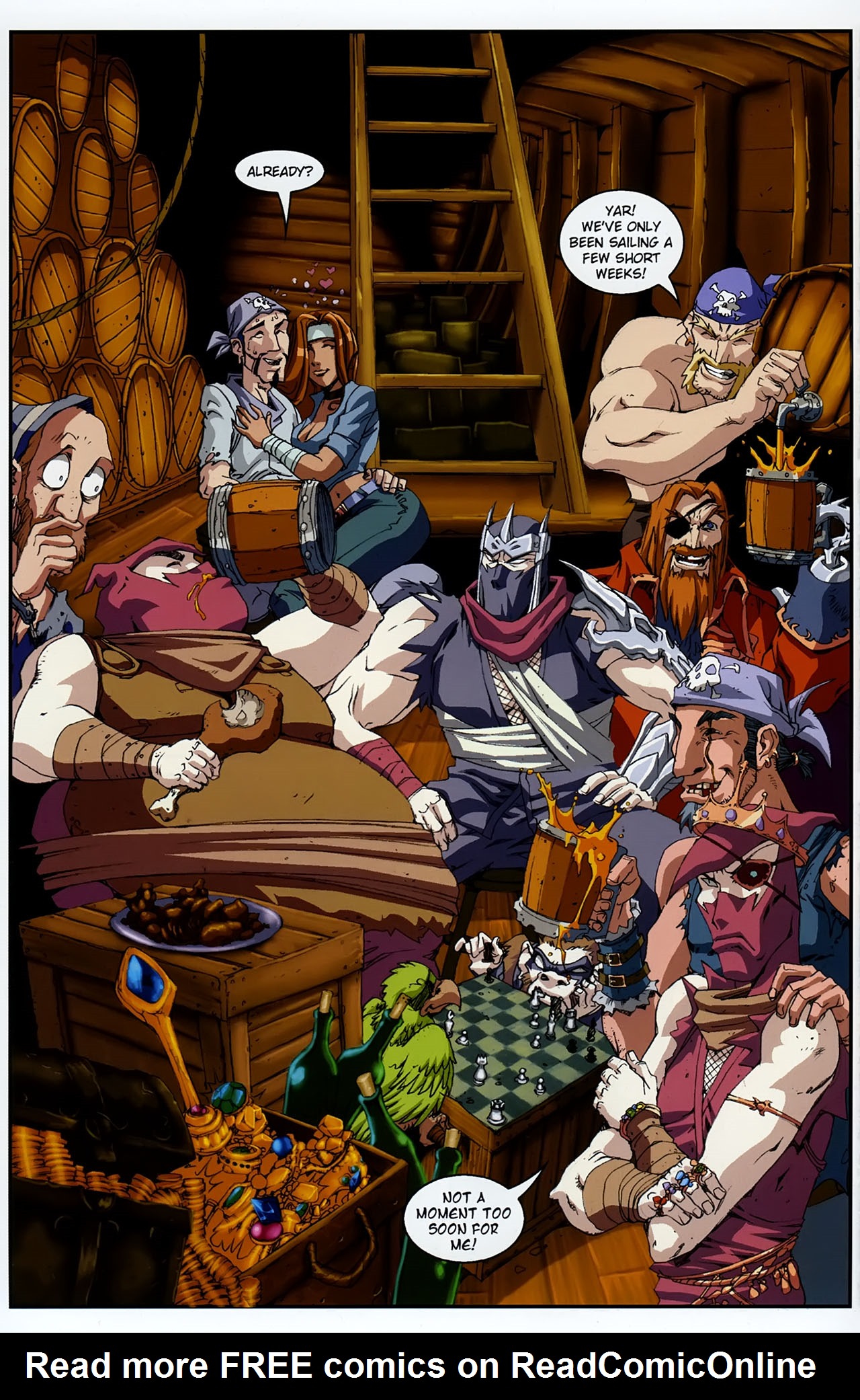 Read online Pirates vs. Ninjas II comic -  Issue #6 - 24