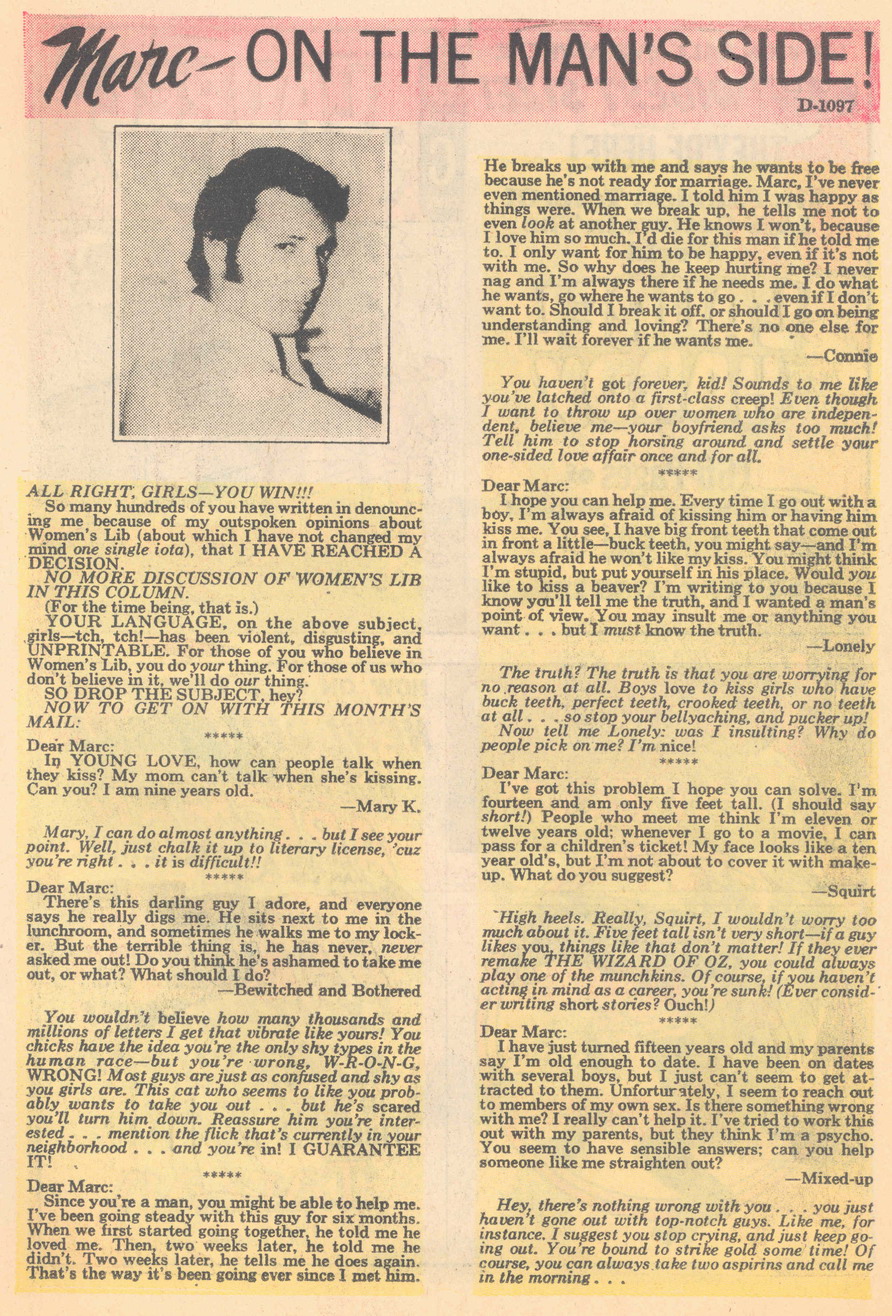 Read online Young Love (1963) comic -  Issue #99 - 11