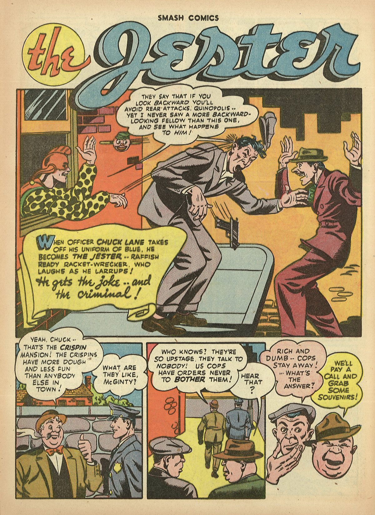 Read online Smash Comics comic -  Issue #51 - 52